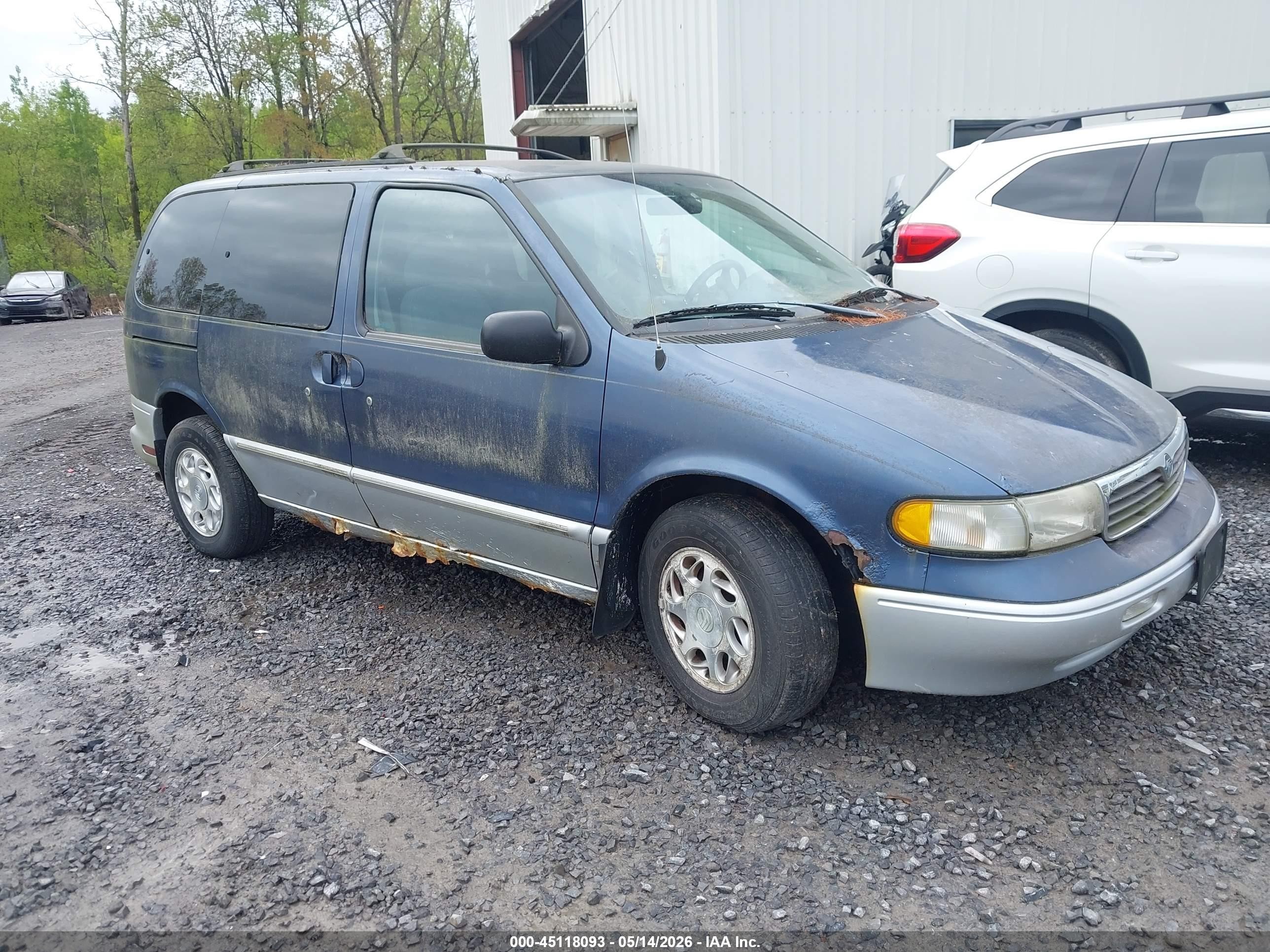 1998 Mercury Villager, VIN 4M2ZV1117WDJ02316 — Normal wear