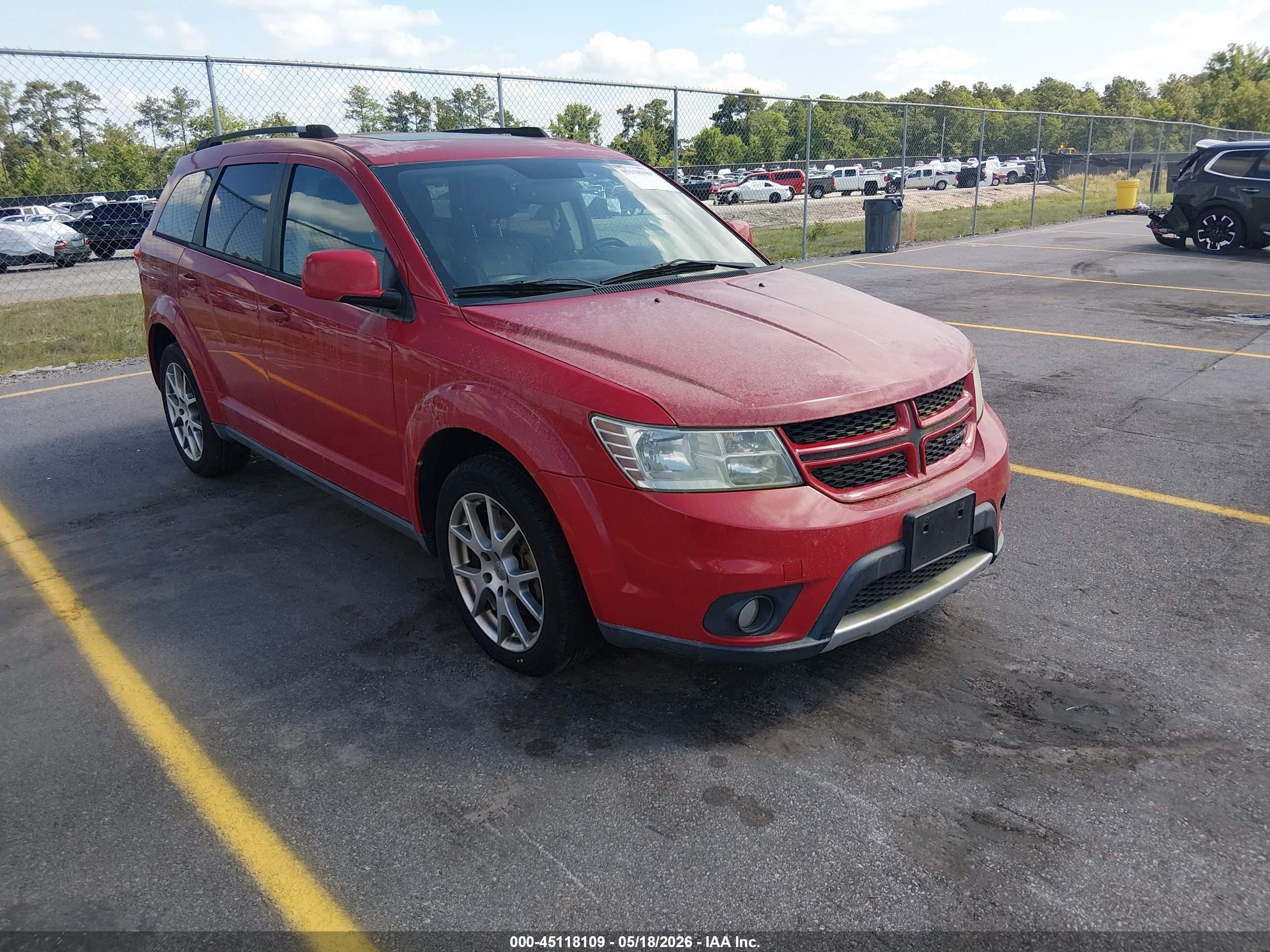 2013 Dodge Journey R/T, VIN 3C4PDDEG2DT590078 — Normal wear