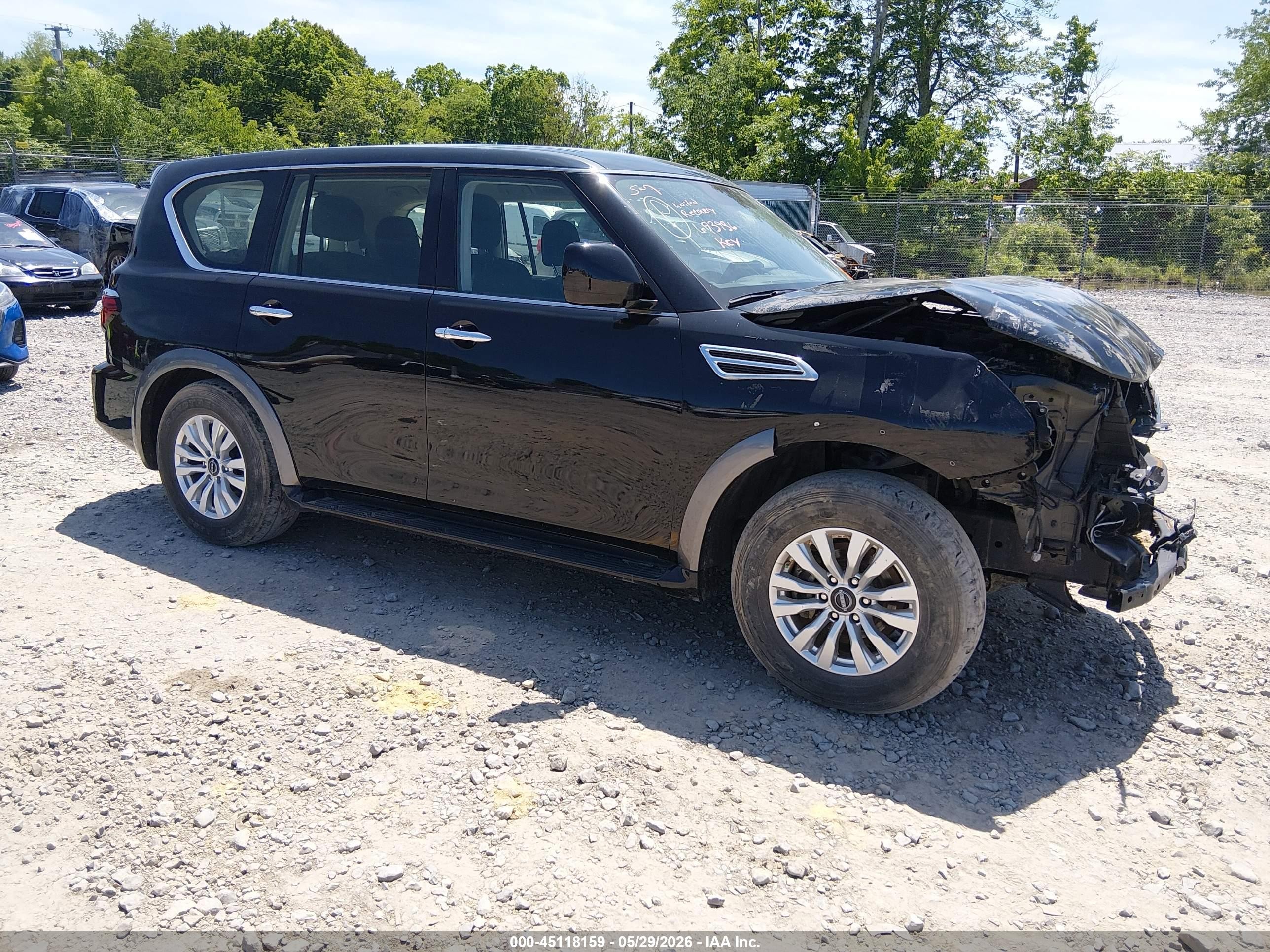 2023 Nissan Armada, VIN JN8AY2ED3P9693936 — Front end