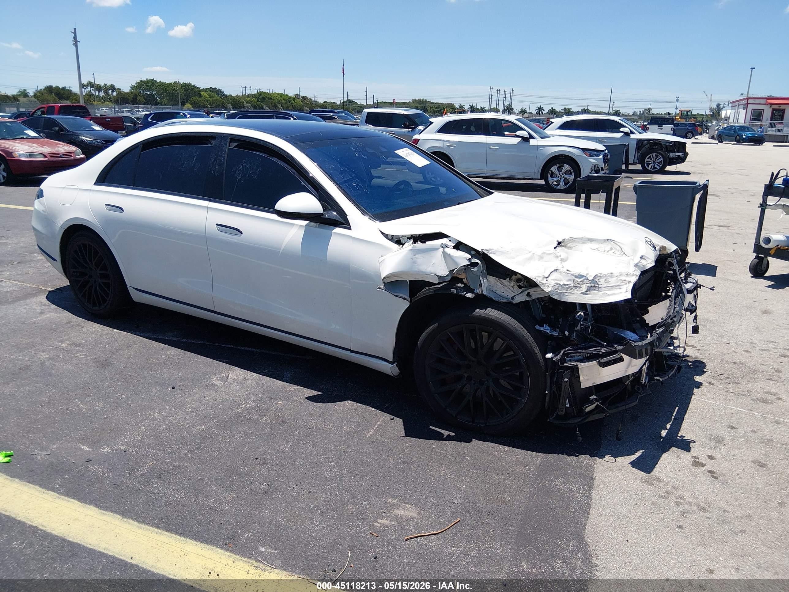2023 Mercedes-Benz S 580, VIN W1K6G7GB6PA238290 — Front end