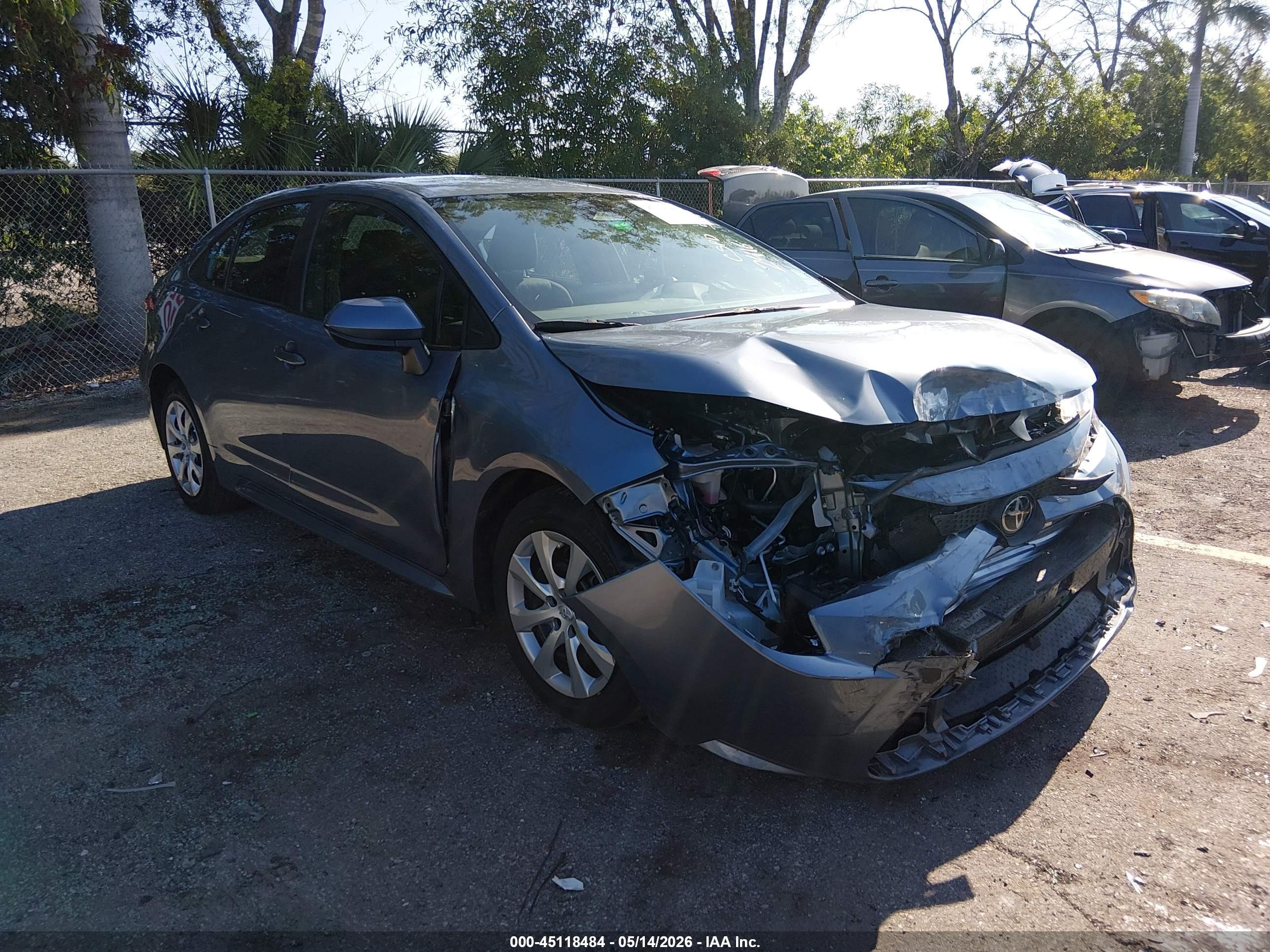 2023 Toyota Corolla LE, VIN 5YFB4MDE1PP072416 — Front end