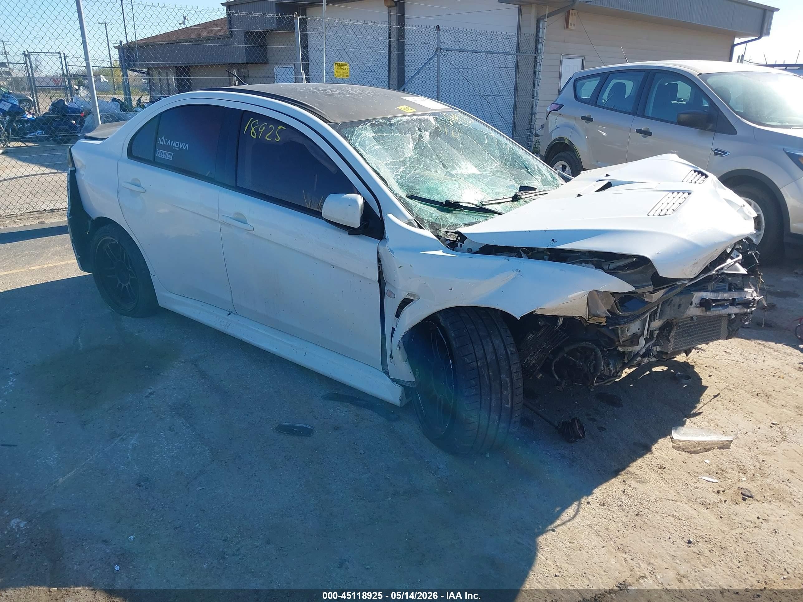 2012 Mitsubishi Lancer Evolution GSR, VIN JA32W8FV4CU032521 — All over