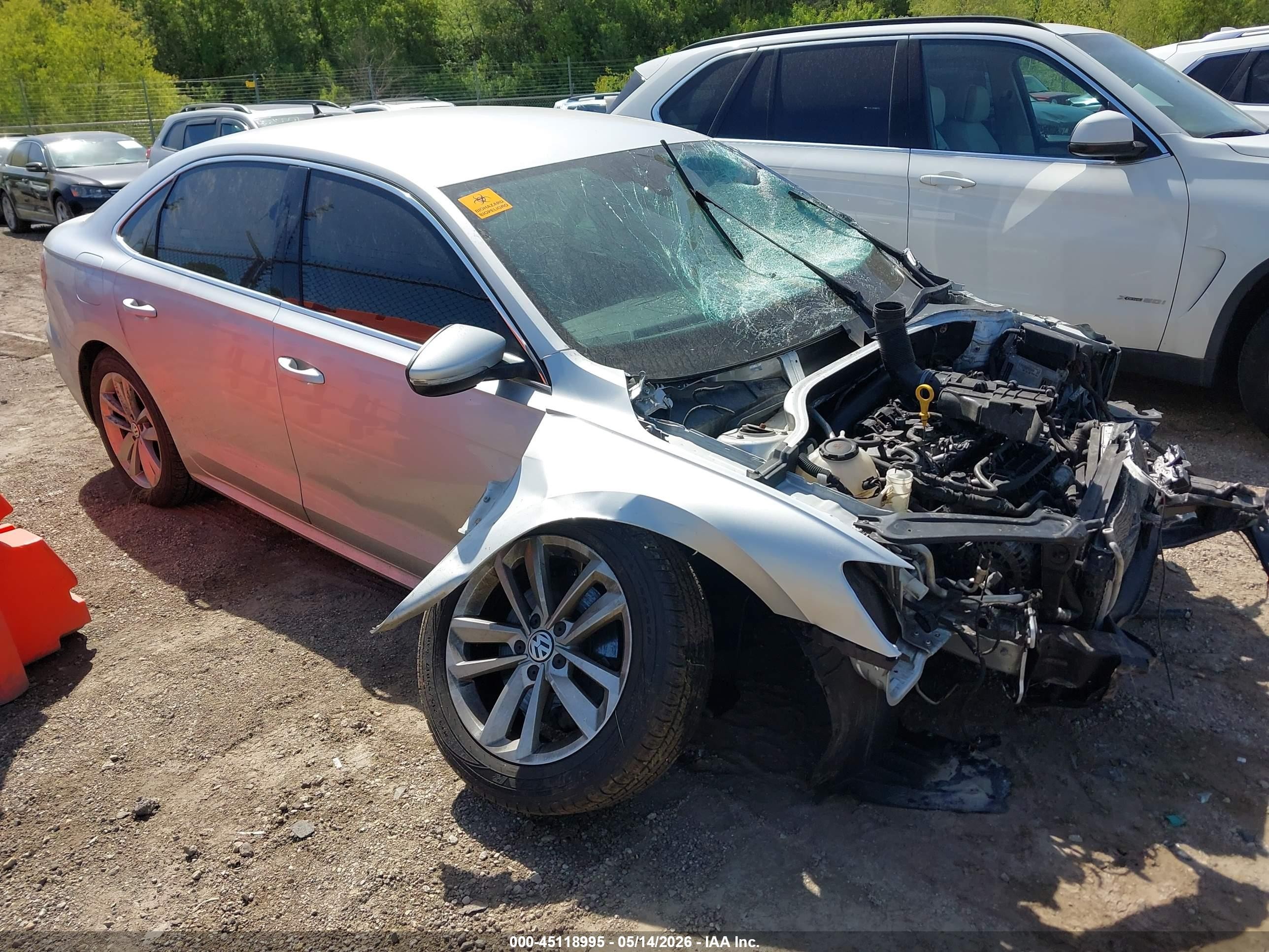 2020 Volkswagen Passat SE, VIN 1VWSA7A38LC008726 — Biohazard / chemical