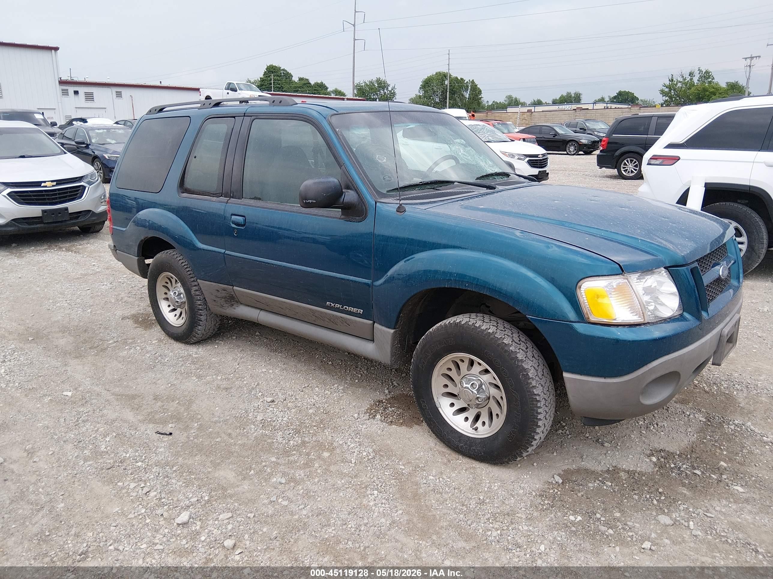 2001 Ford Explorer Sport, VIN 1FMYU60E81UA20086 — Hail