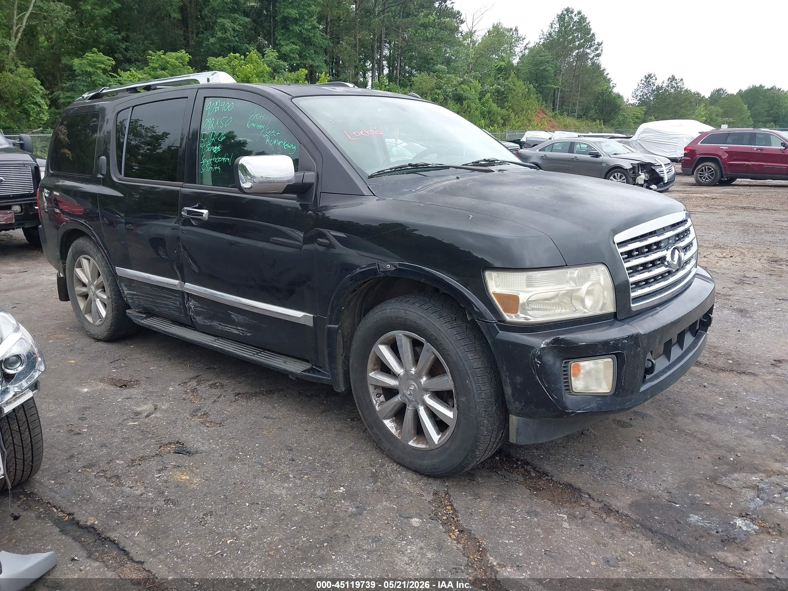 2009 Infiniti QX56, VIN 5N3AA08D39N902900 — Repossession