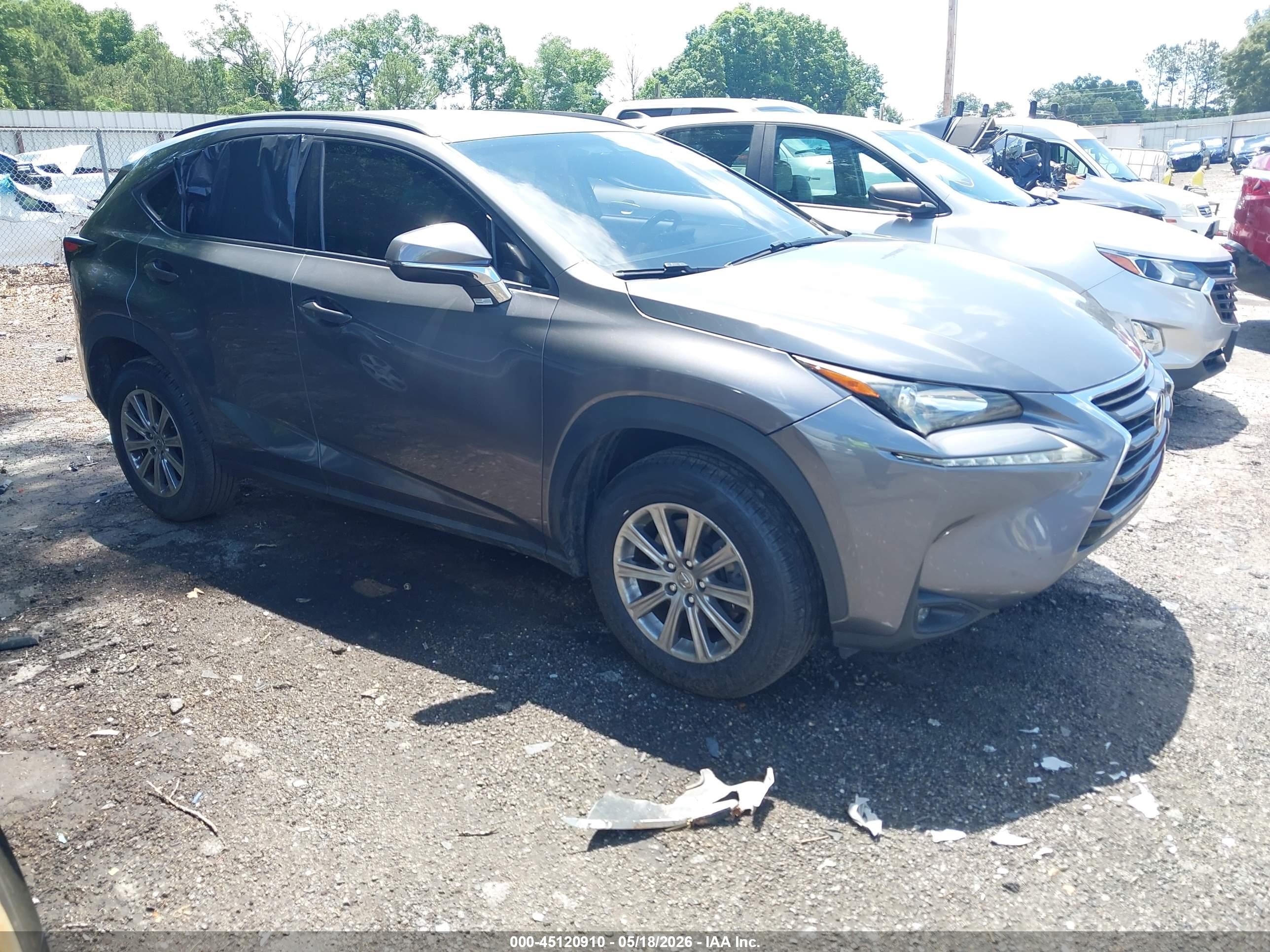 2016 Lexus NX F Sport, VIN JTJYARBZ8G2043318 — Side