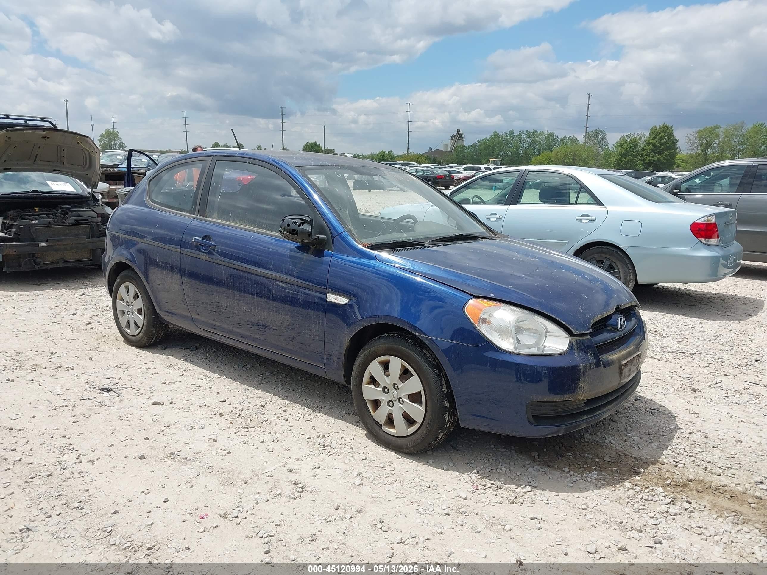 2010 Hyundai Accent GS, VIN KMHCM3AC0AU158128 — Normal wear