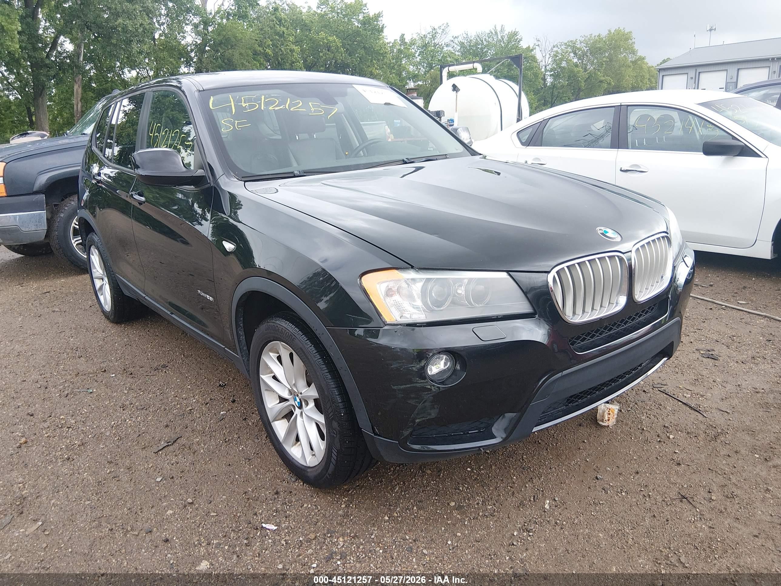 2014 BMW X3 xDrive28i, VIN 5UXWX9C59E0D19374 — Перед