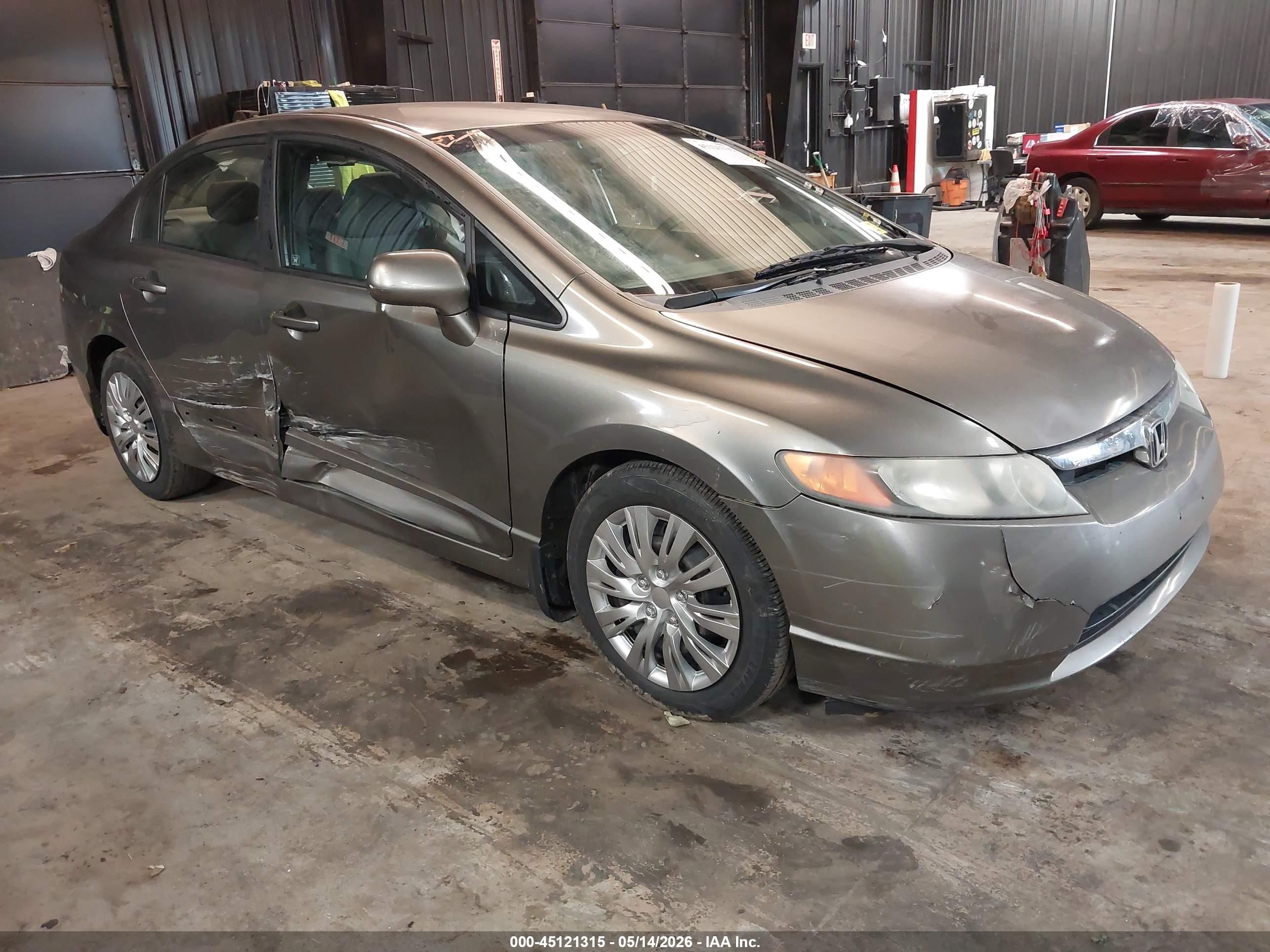 2008 Honda Civic LX, VIN 2HGFA16518H325751 — Бок