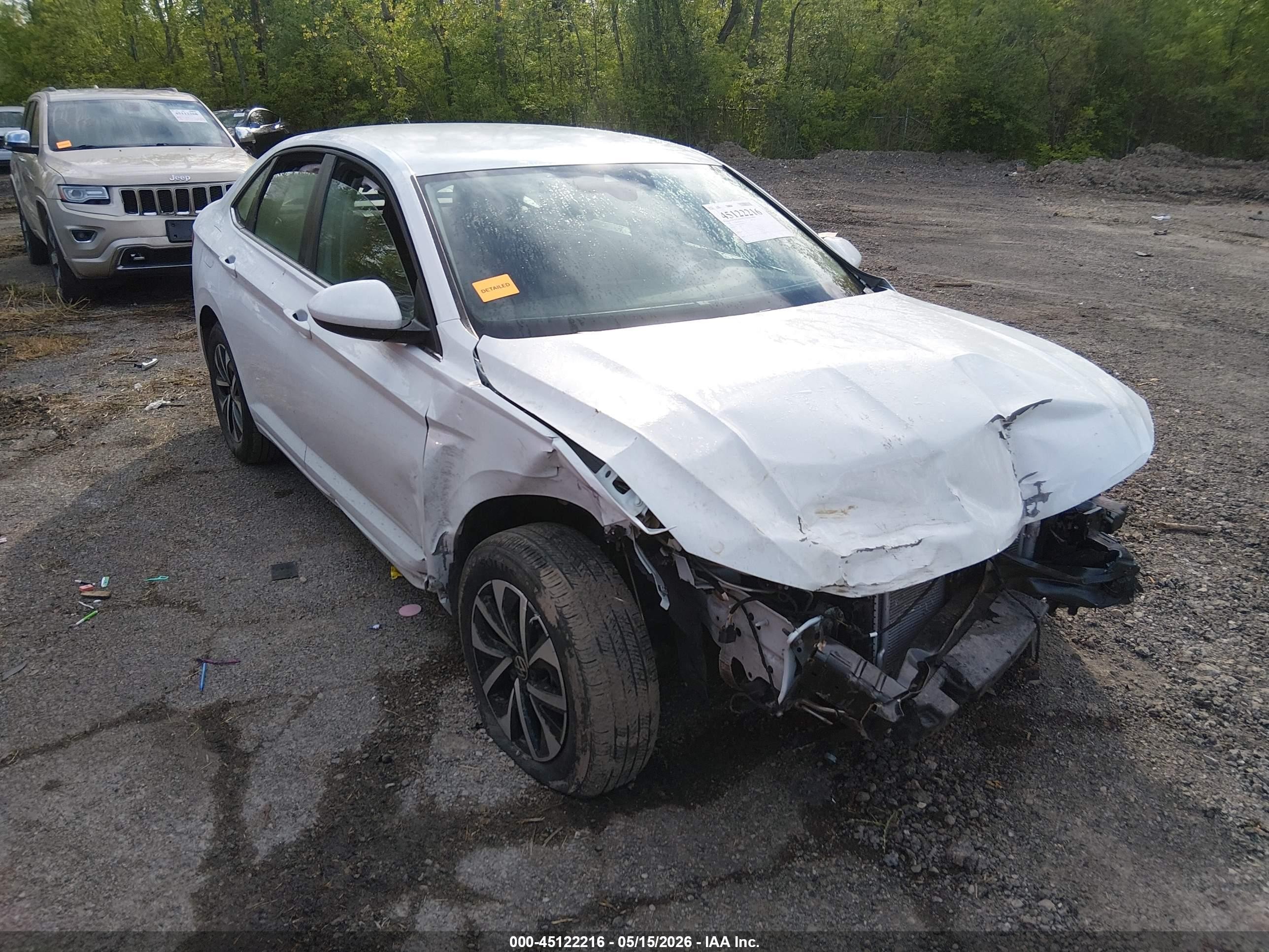 2025 Volkswagen Jetta S, VIN 3VW5X7BU9SM026524 — Front end