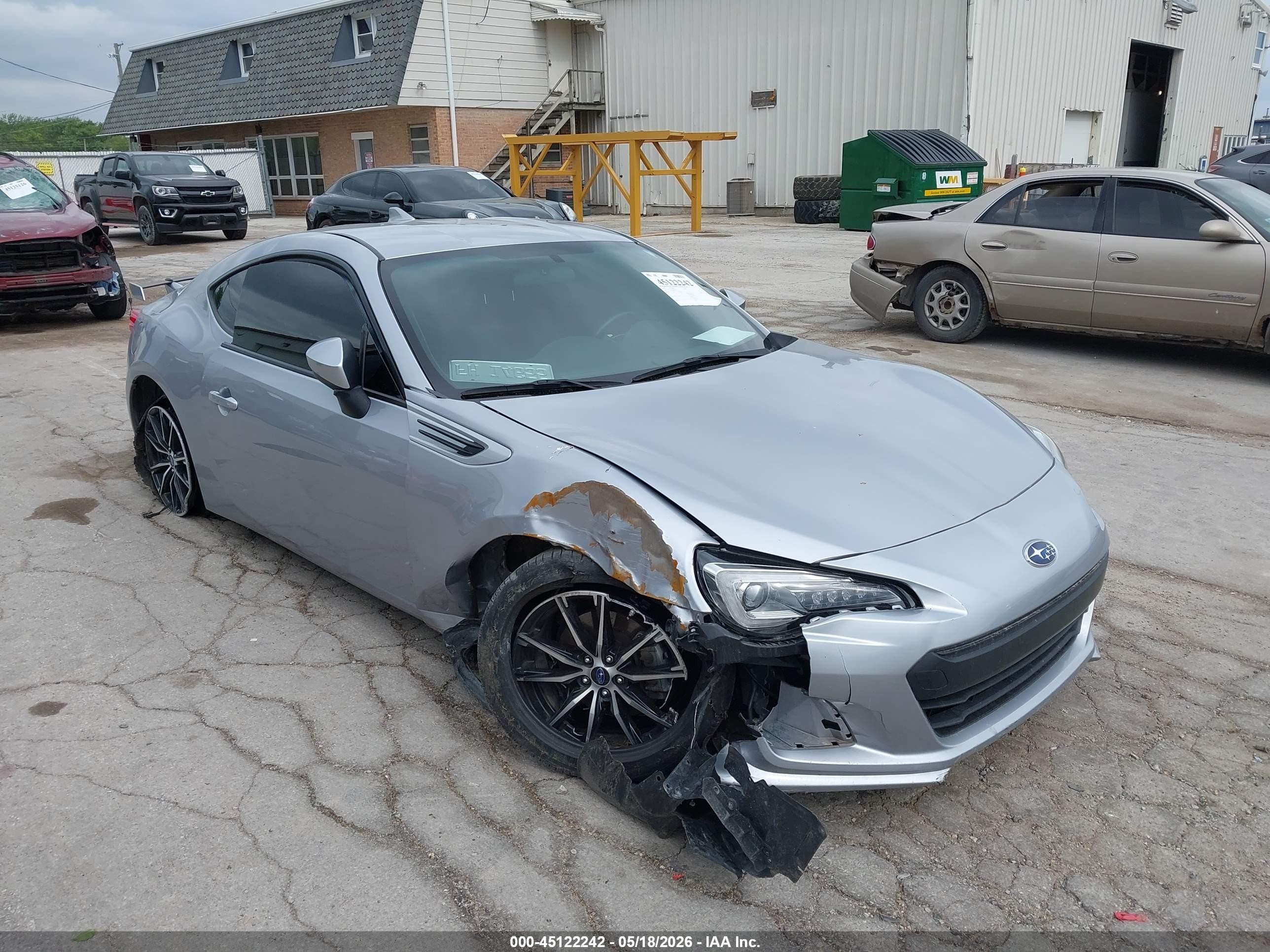 2017 Subaru BRZ Limited, VIN JF1ZCAC14H8604582 — Front end