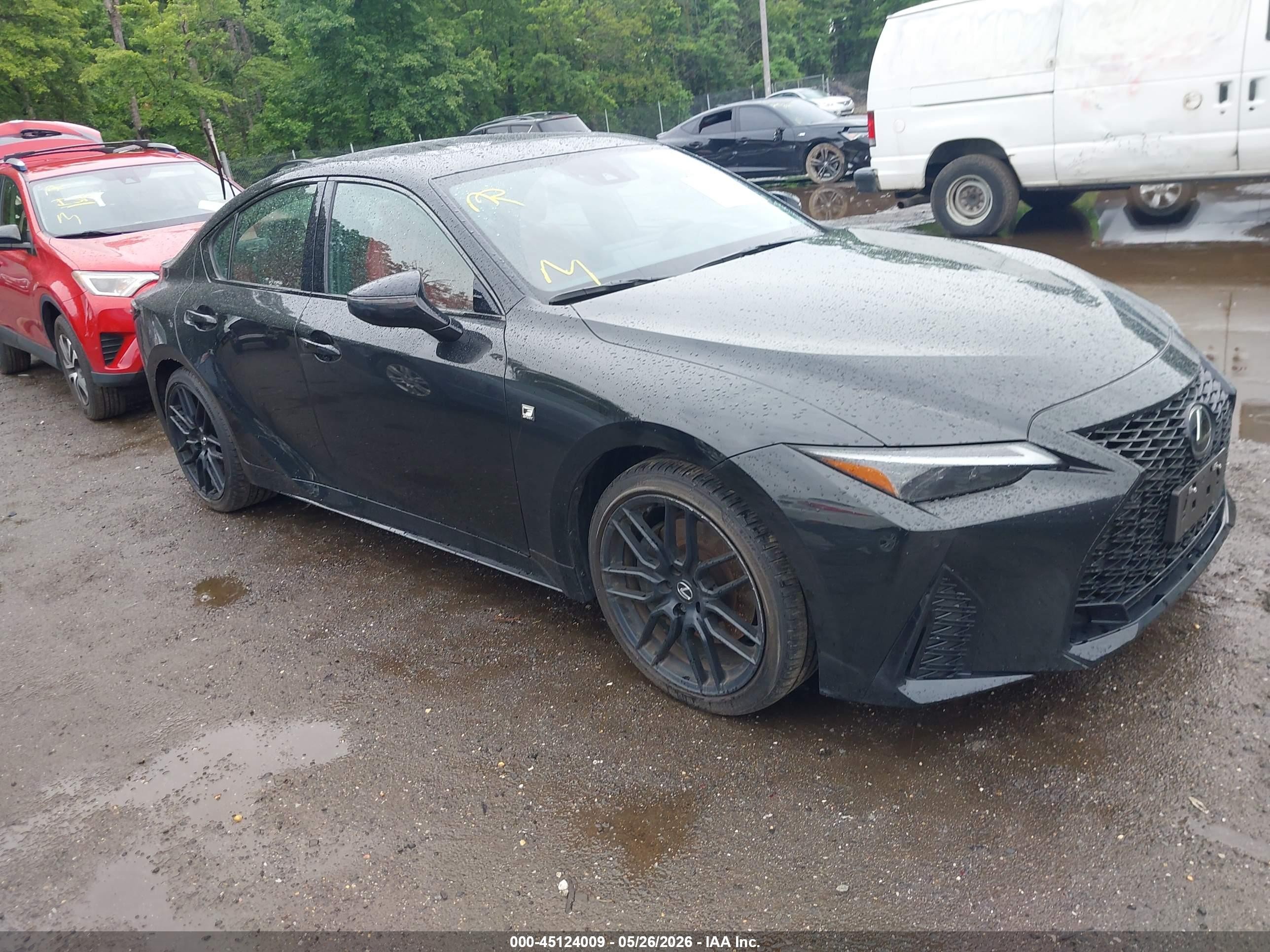 2024 Lexus IS 350 F Sport, VIN JTHGZ1E21R5036475 — Undercarriage