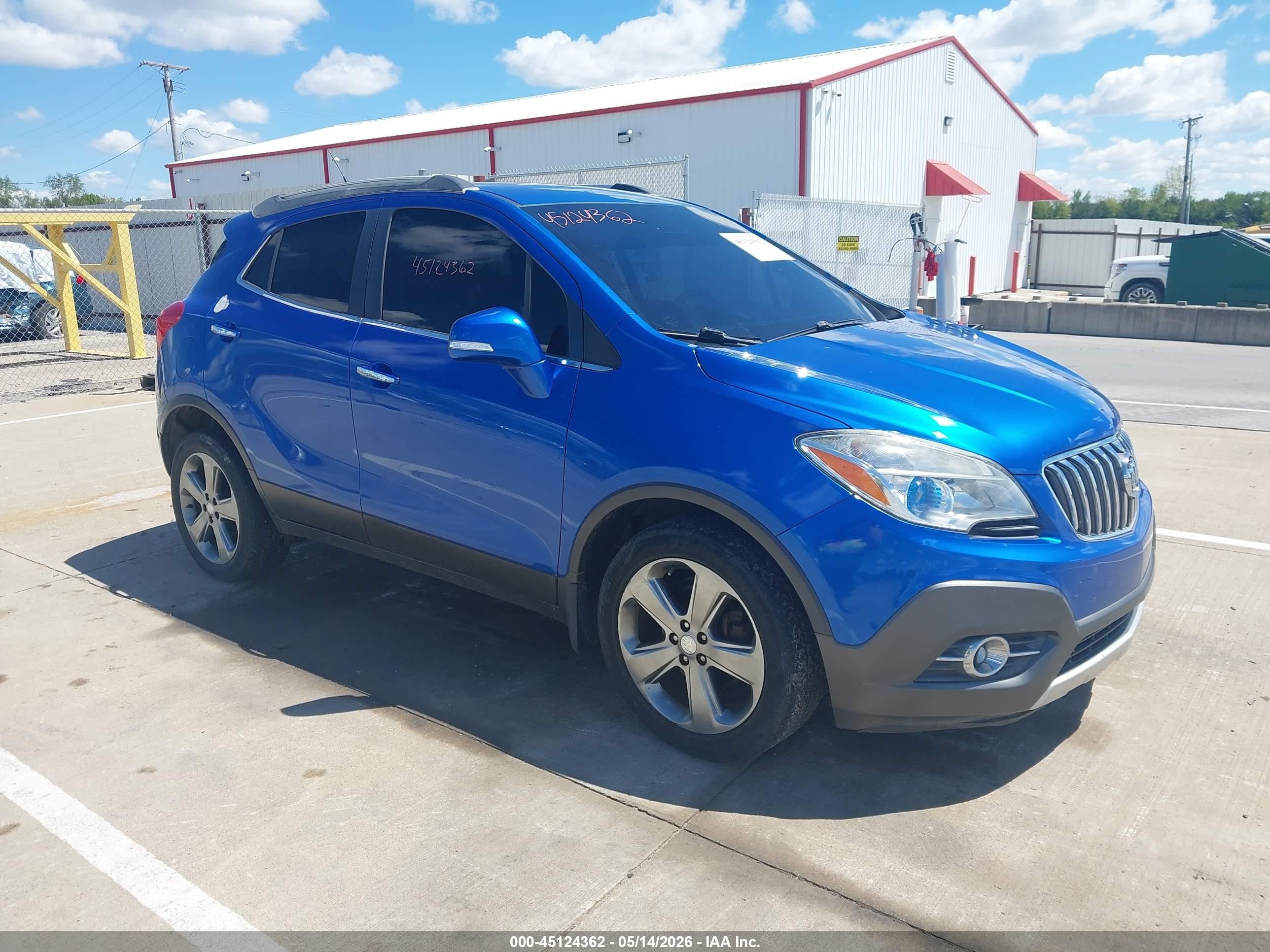 2014 Buick Encore Convenience, VIN KL4CJBSB8EB573416 — Hail