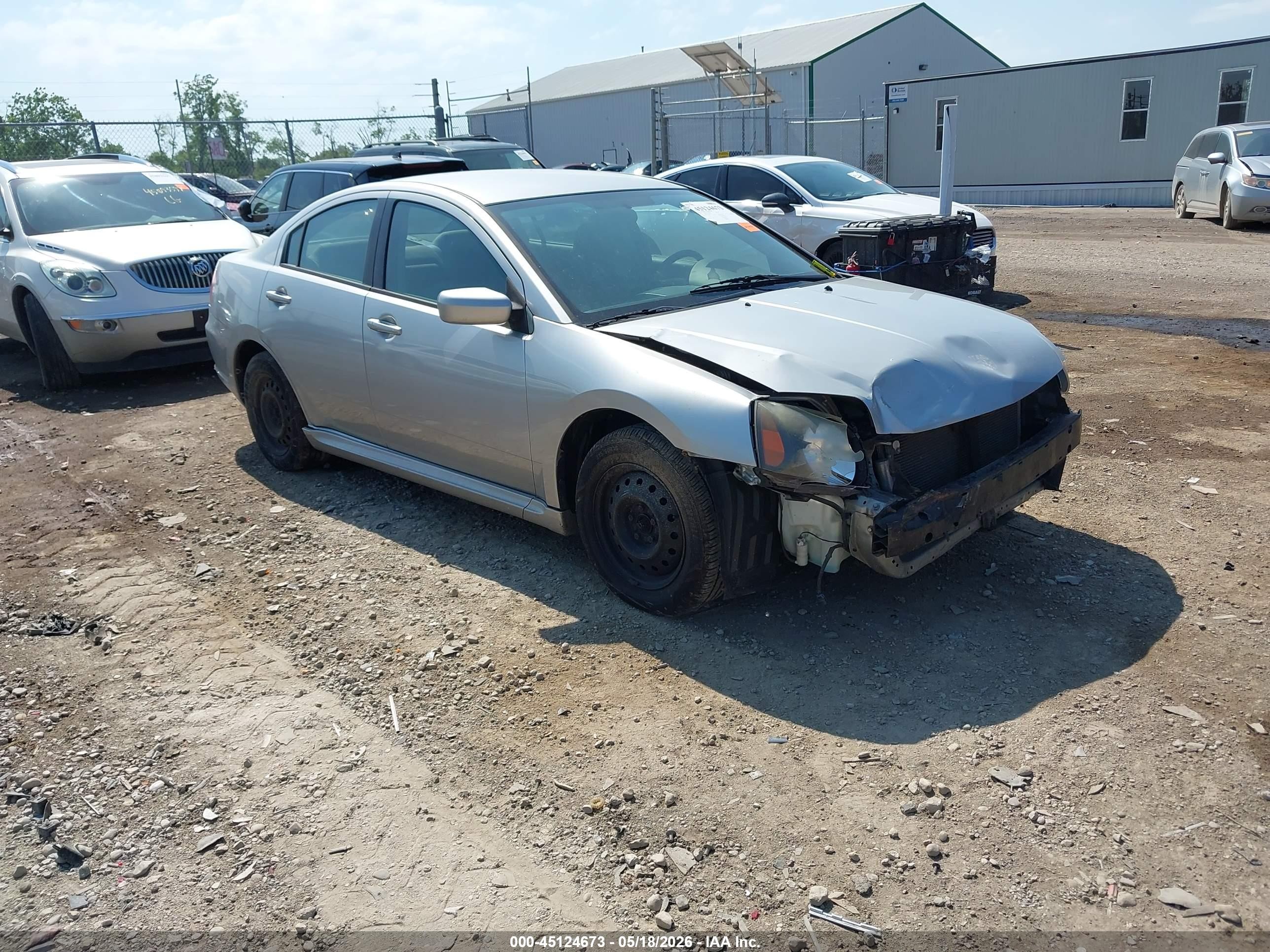 2010 Mitsubishi Galant ES, VIN 4A32B3FF1AE015558 — Front end