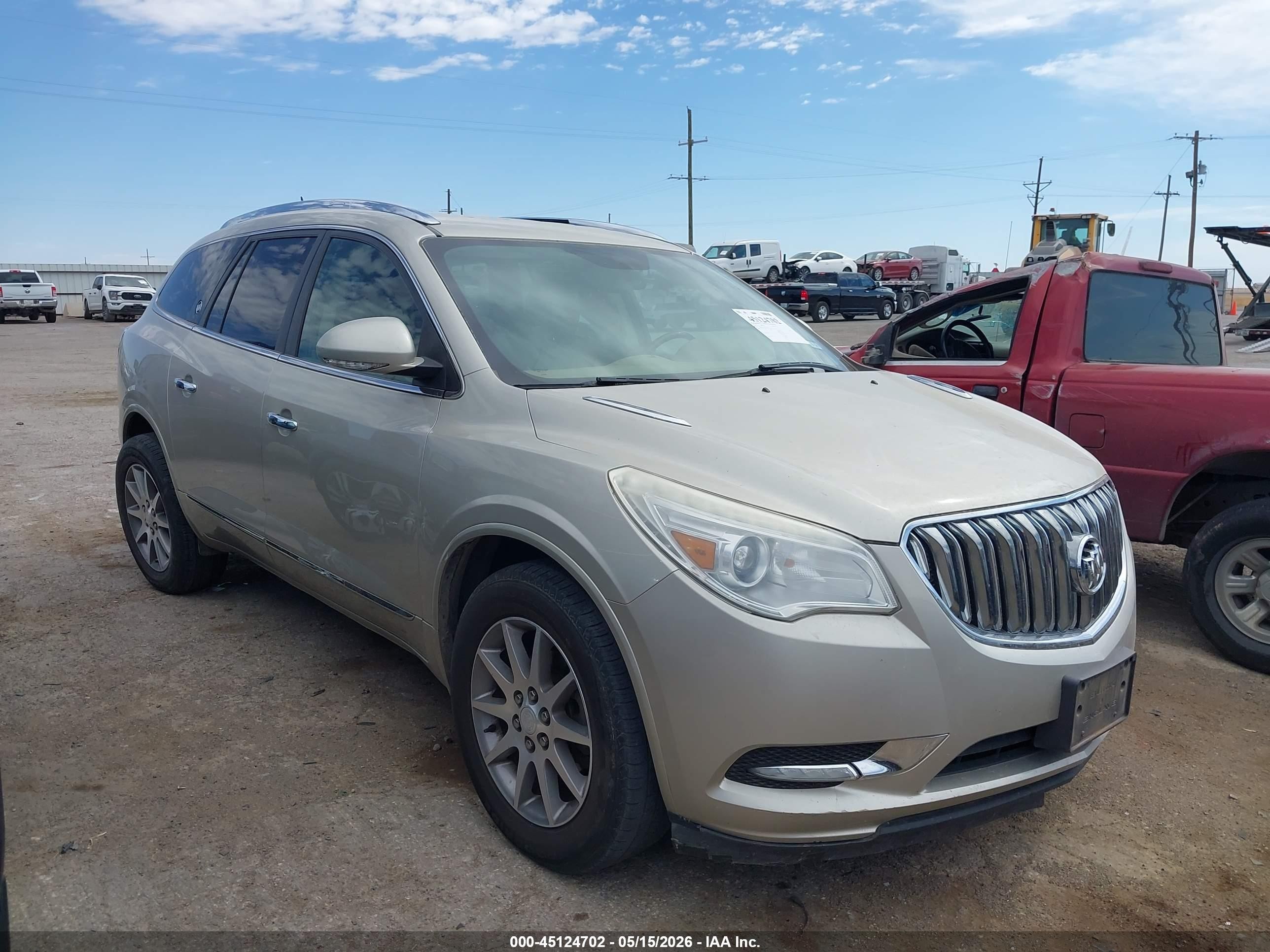 2016 Buick Enclave Leather, VIN 5GAKRBKDXGJ263497 — Hail