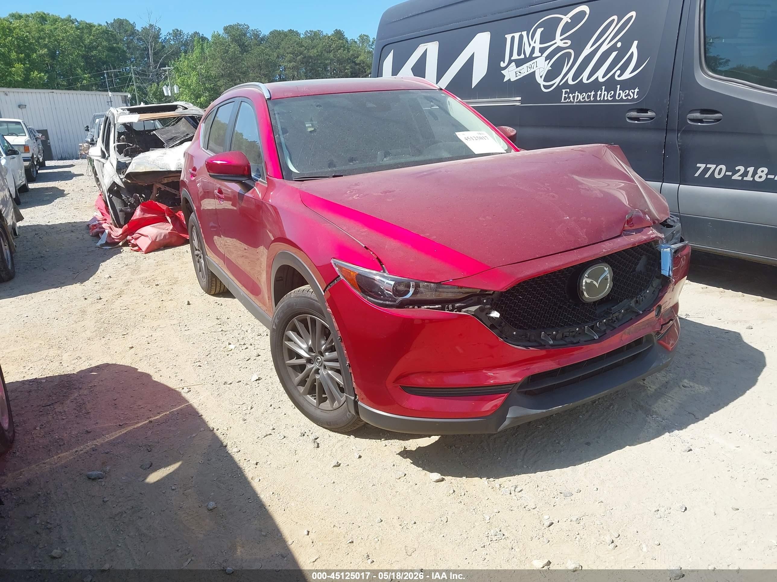 2020 Mazda CX-5 Touring, VIN JM3KFACM1L0856768 — Front end