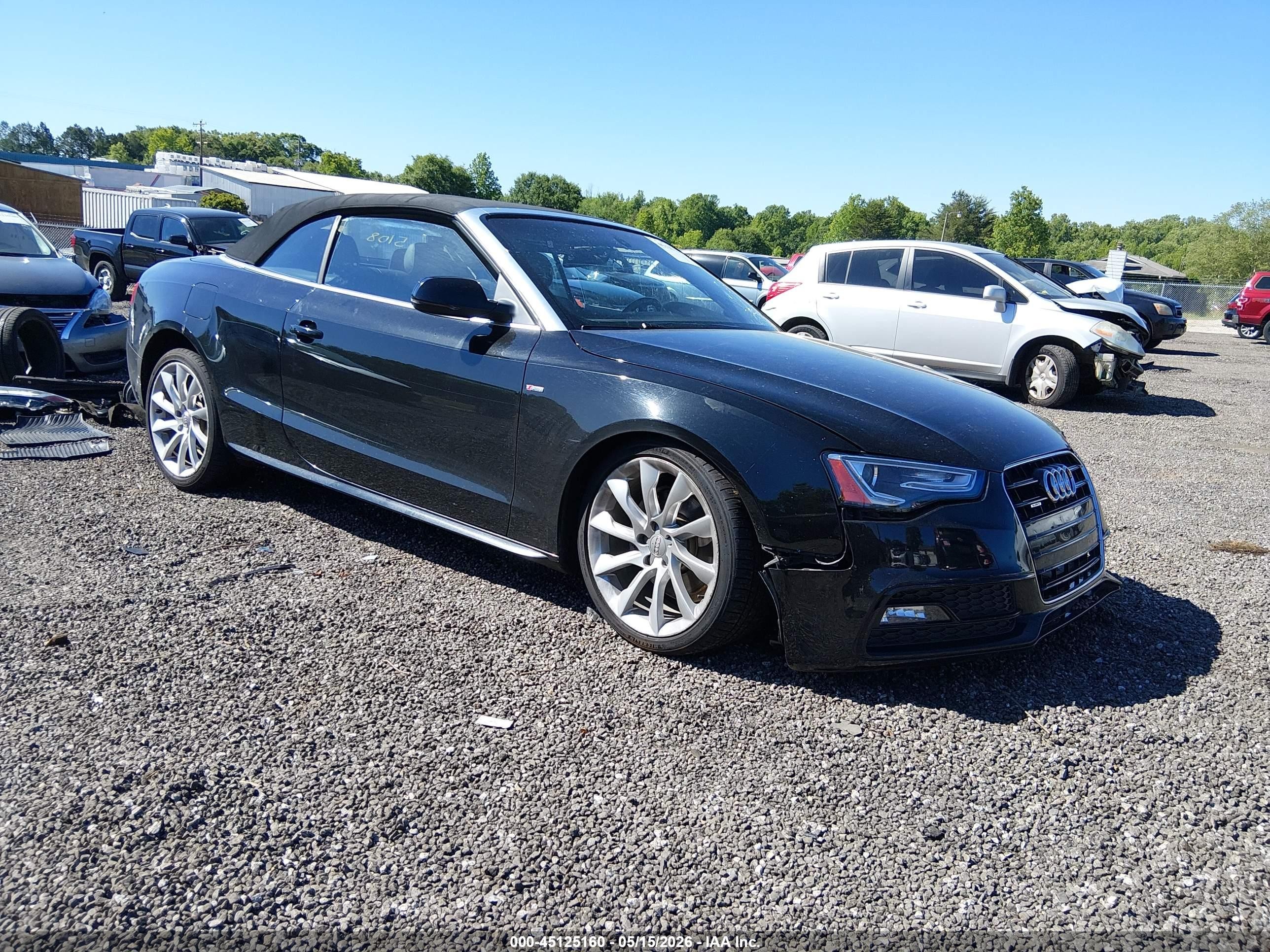 2015 Audi A5 Premium Plus, VIN WAUMFAFH1FN007163 — Front end