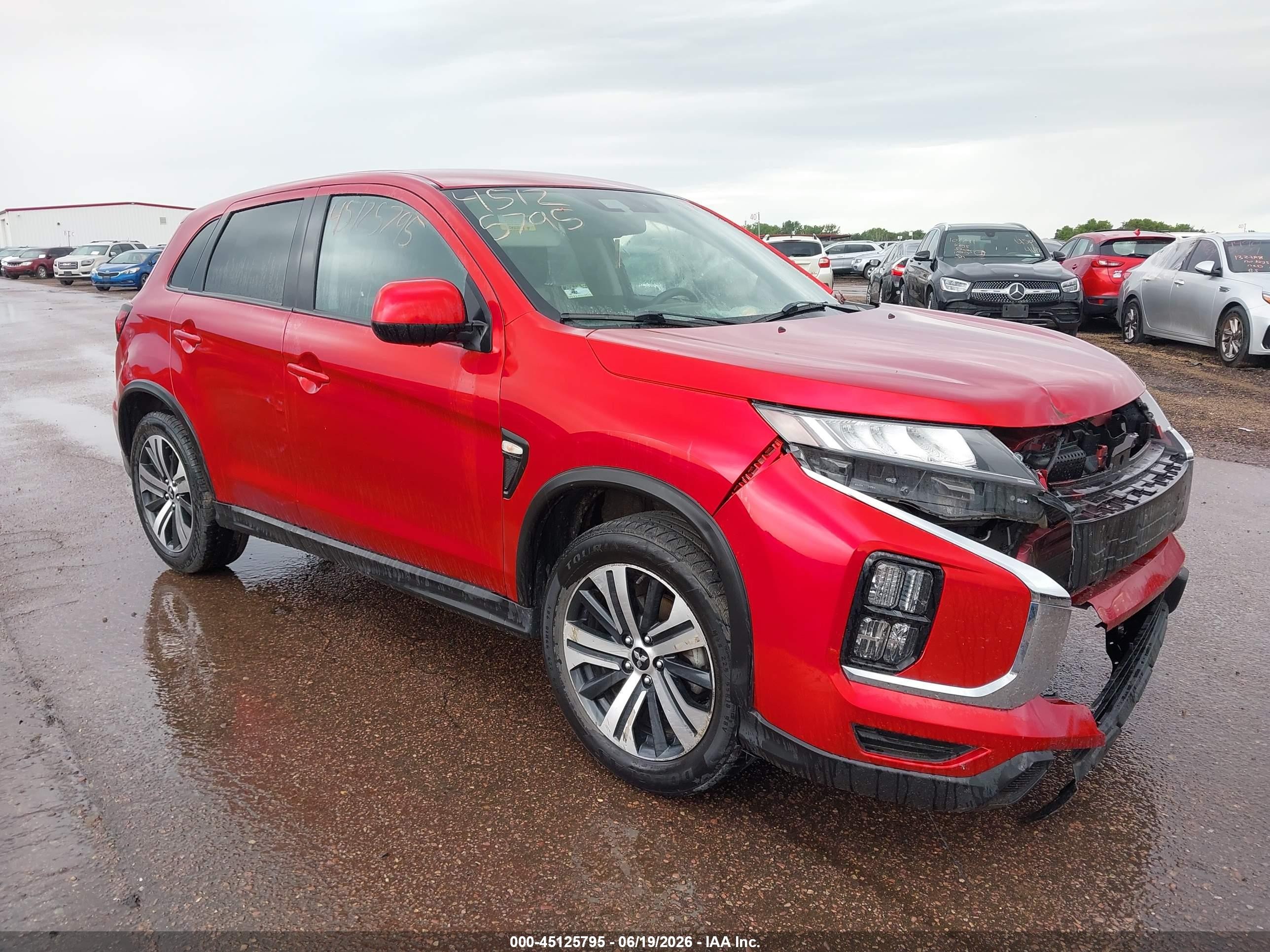 2021 Mitsubishi Outlander ES, VIN JA4ARUAU0MU006151 — Biohazard / chemical