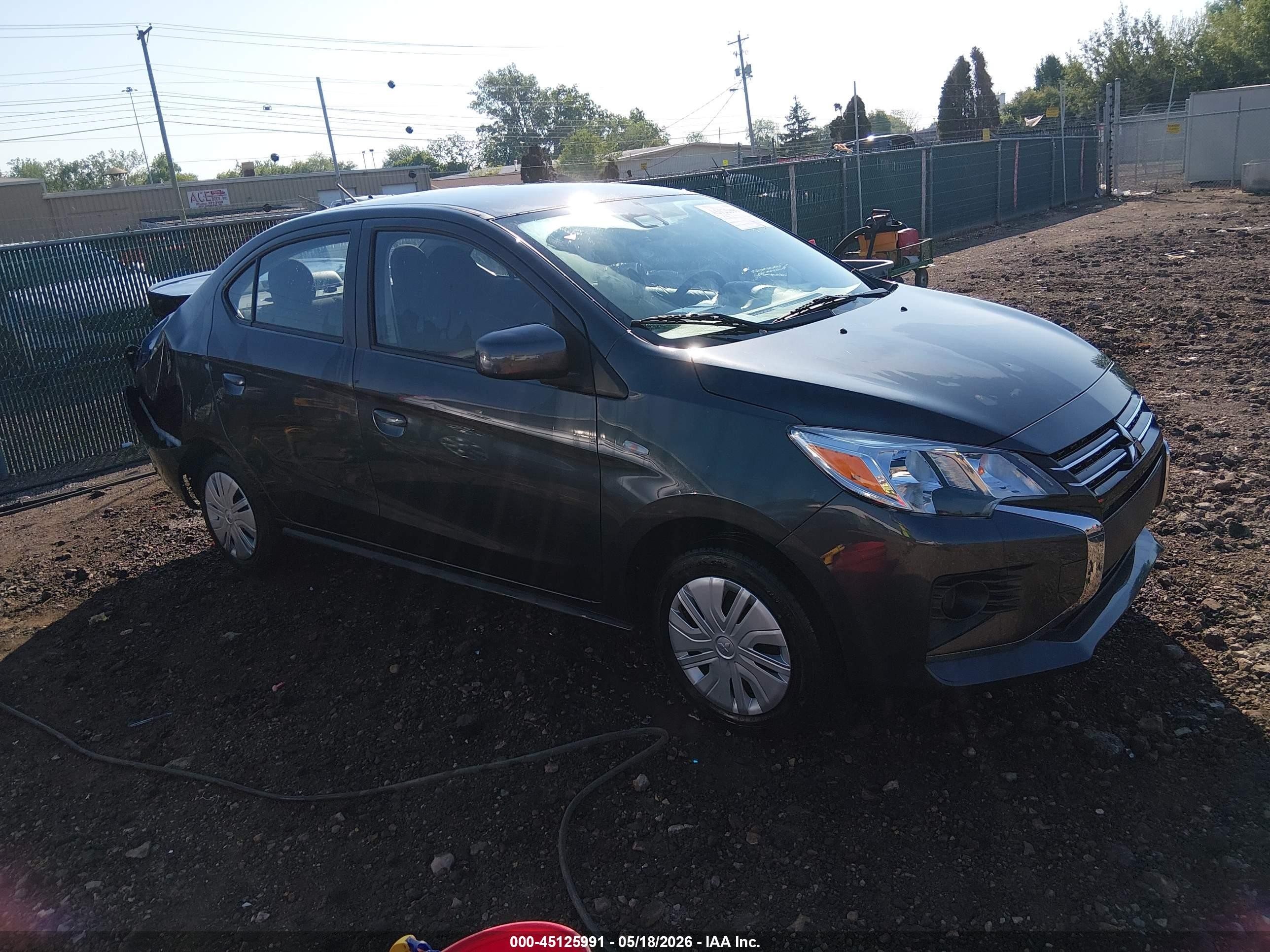 2024 Mitsubishi Mirage ES, VIN ML32FUFJ2RHF13687 — Rear end
