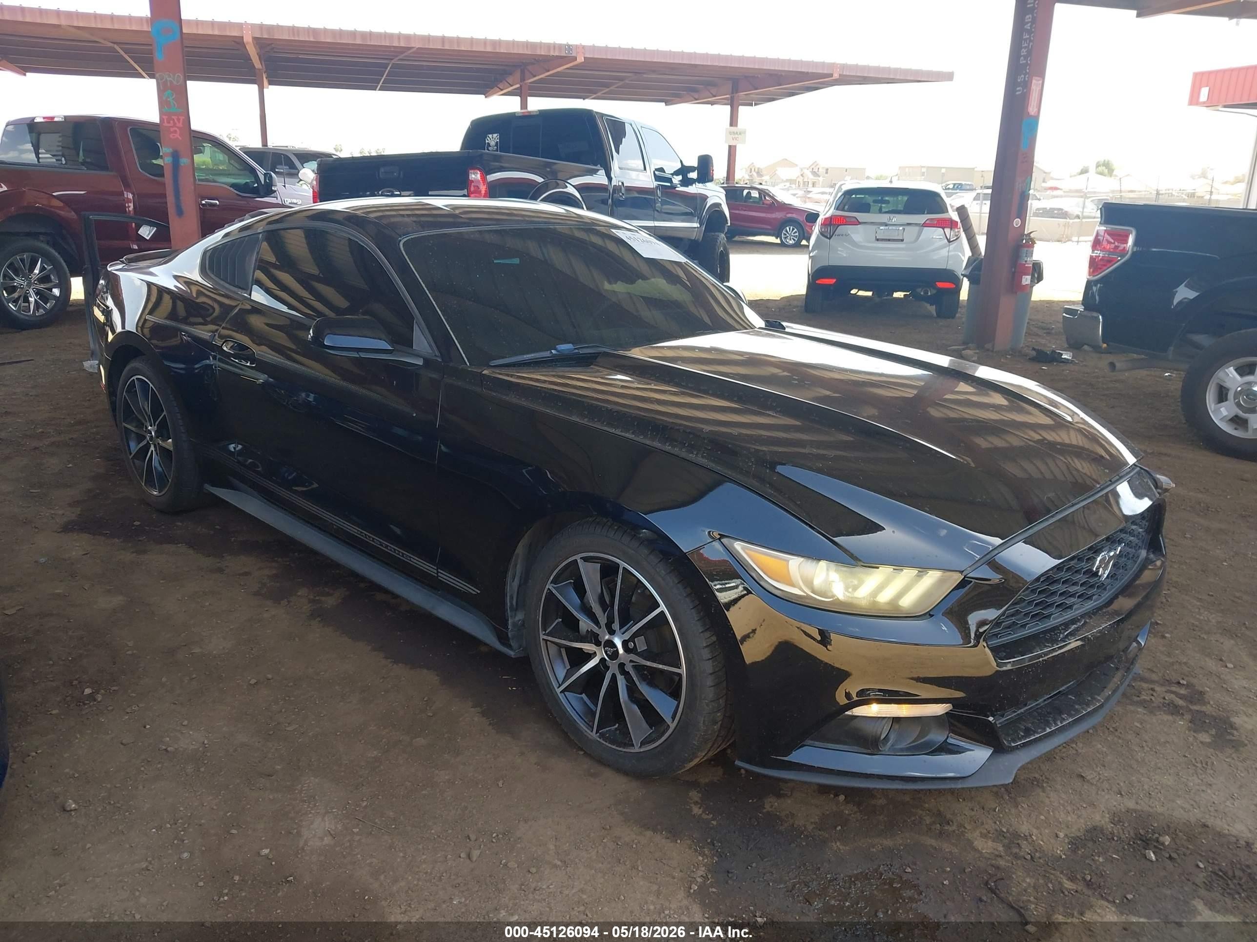 2016 Ford Mustang EcoBoost Premium, VIN 1FA6P8TH2G5237596 — Front end