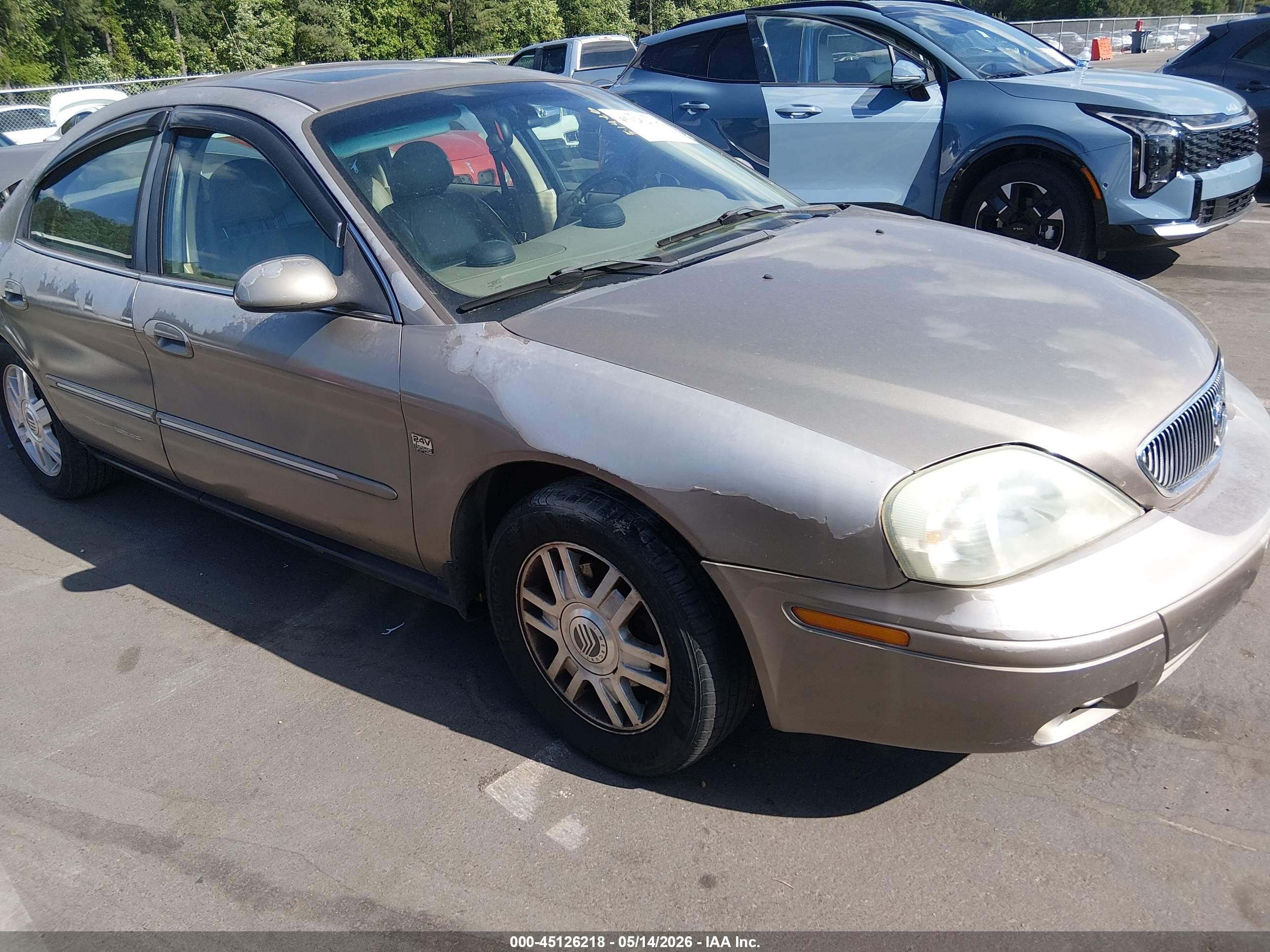 2004 Mercury Sable LS Premium, VIN 1MEFM55S64G607683 — Rear end