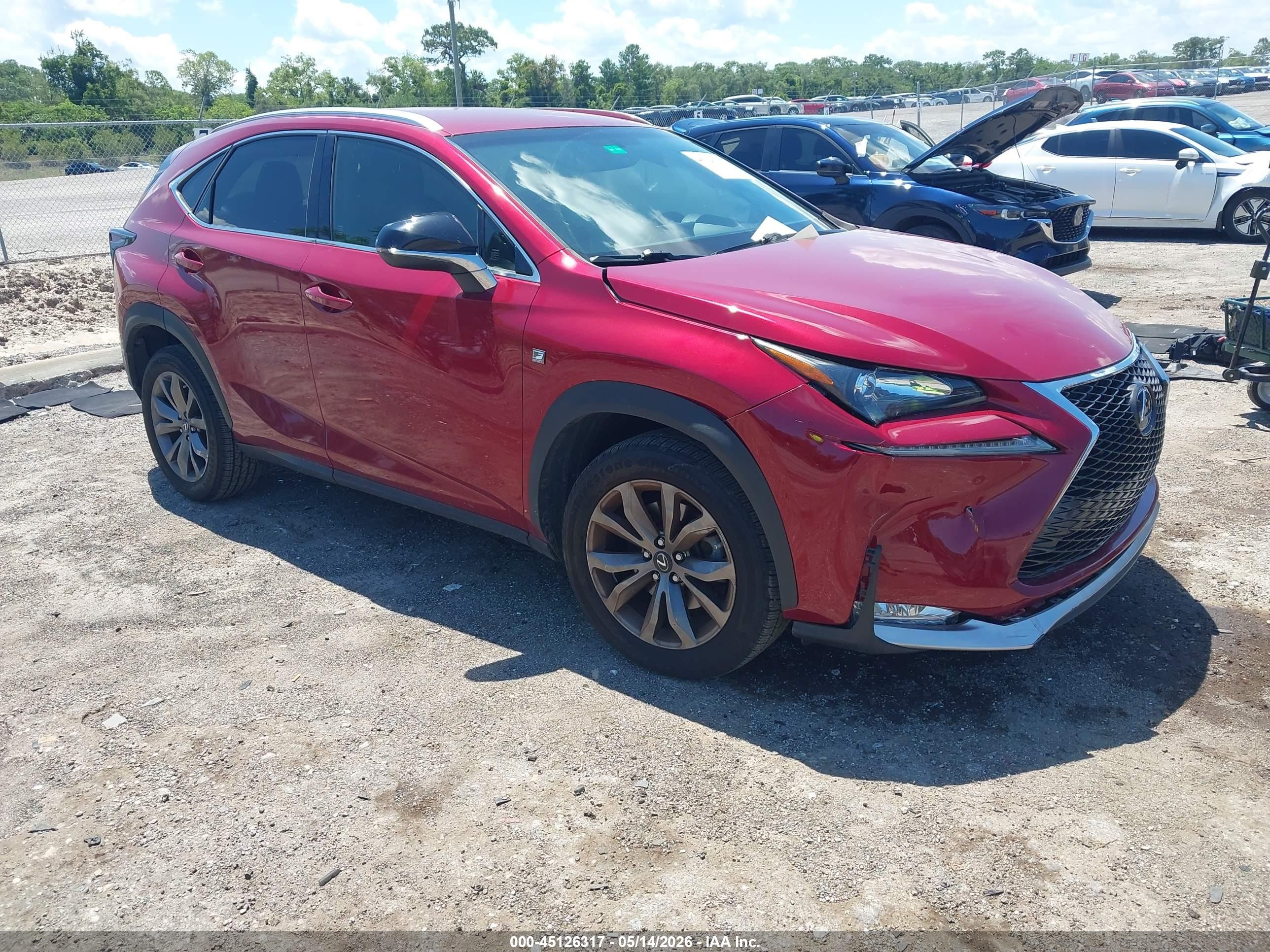 2017 Lexus NX 200t, VIN JTJYARBZ6H2067828 — Side