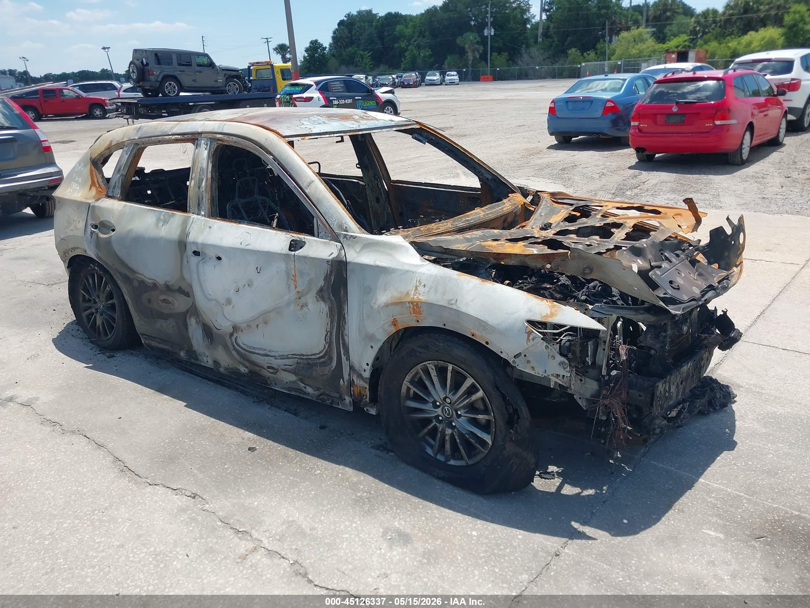 2018 Mazda CX-5 Sport, VIN JM3KFABM0J1392977 — Burn