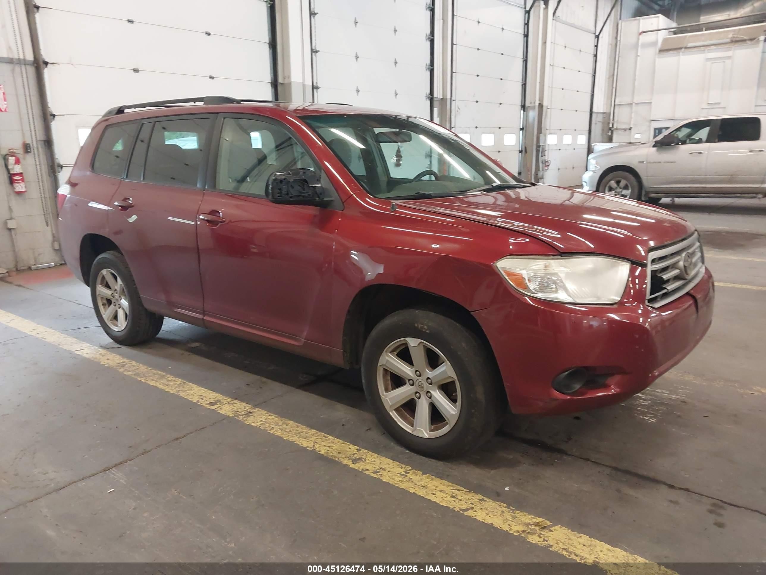 2010 Toyota Highlander, VIN JTEBK3EH4A2153582 — Front end