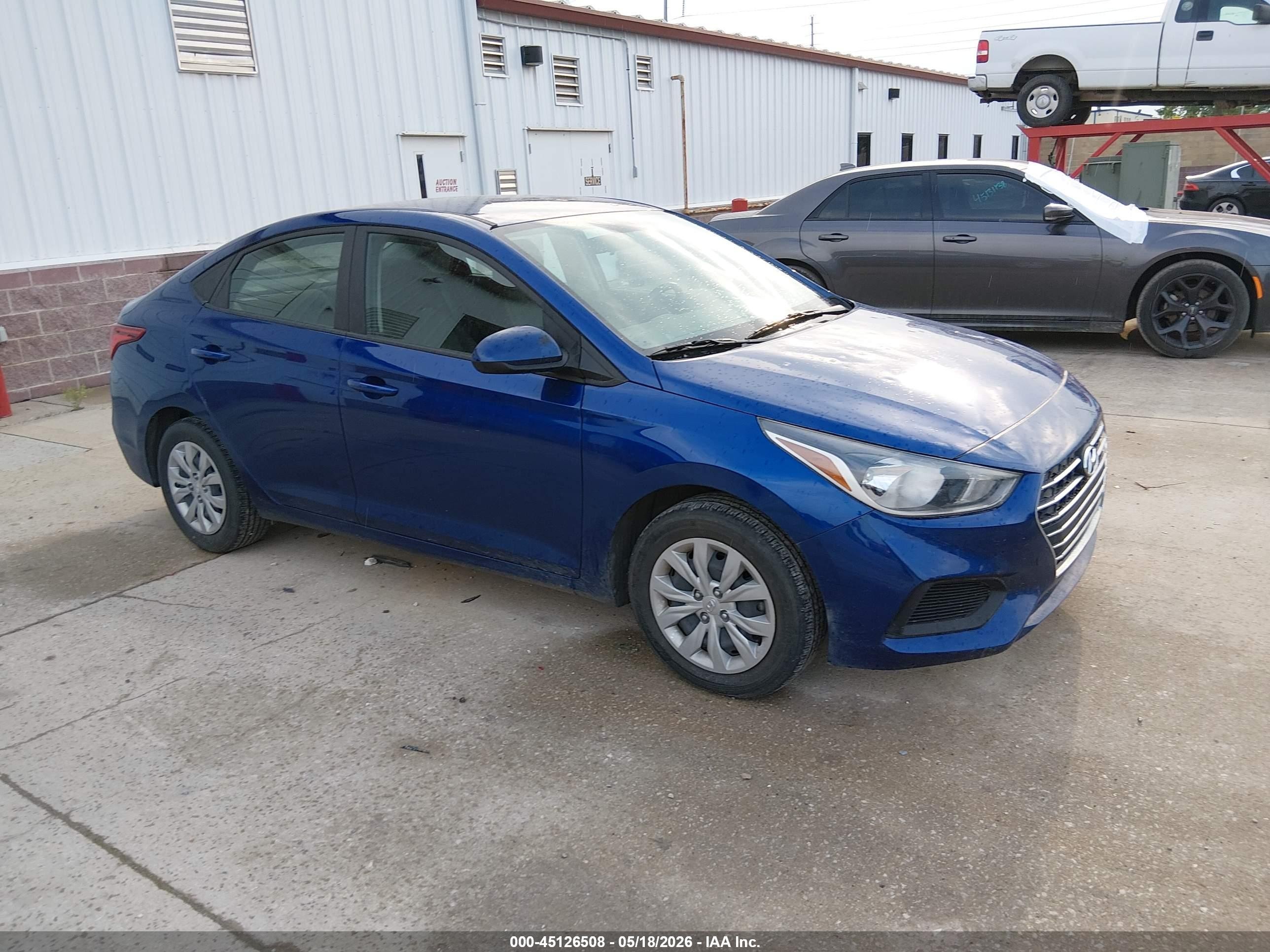 2021 Hyundai Accent SE, VIN 3KPC24A66ME150774 — Hail