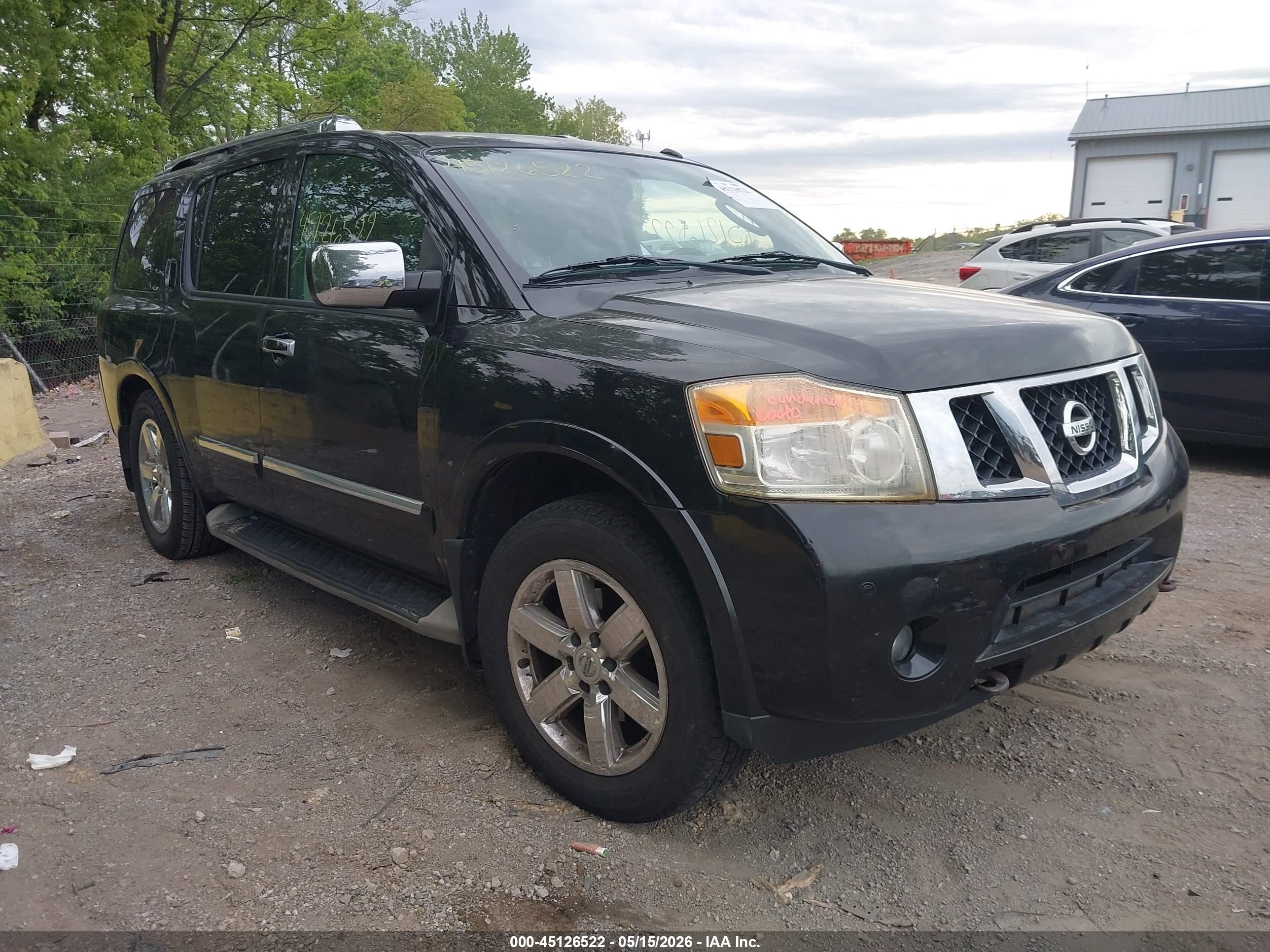 2011 Nissan Armada Platinum, VIN 5N1AA0NC3BN612120 — Зад