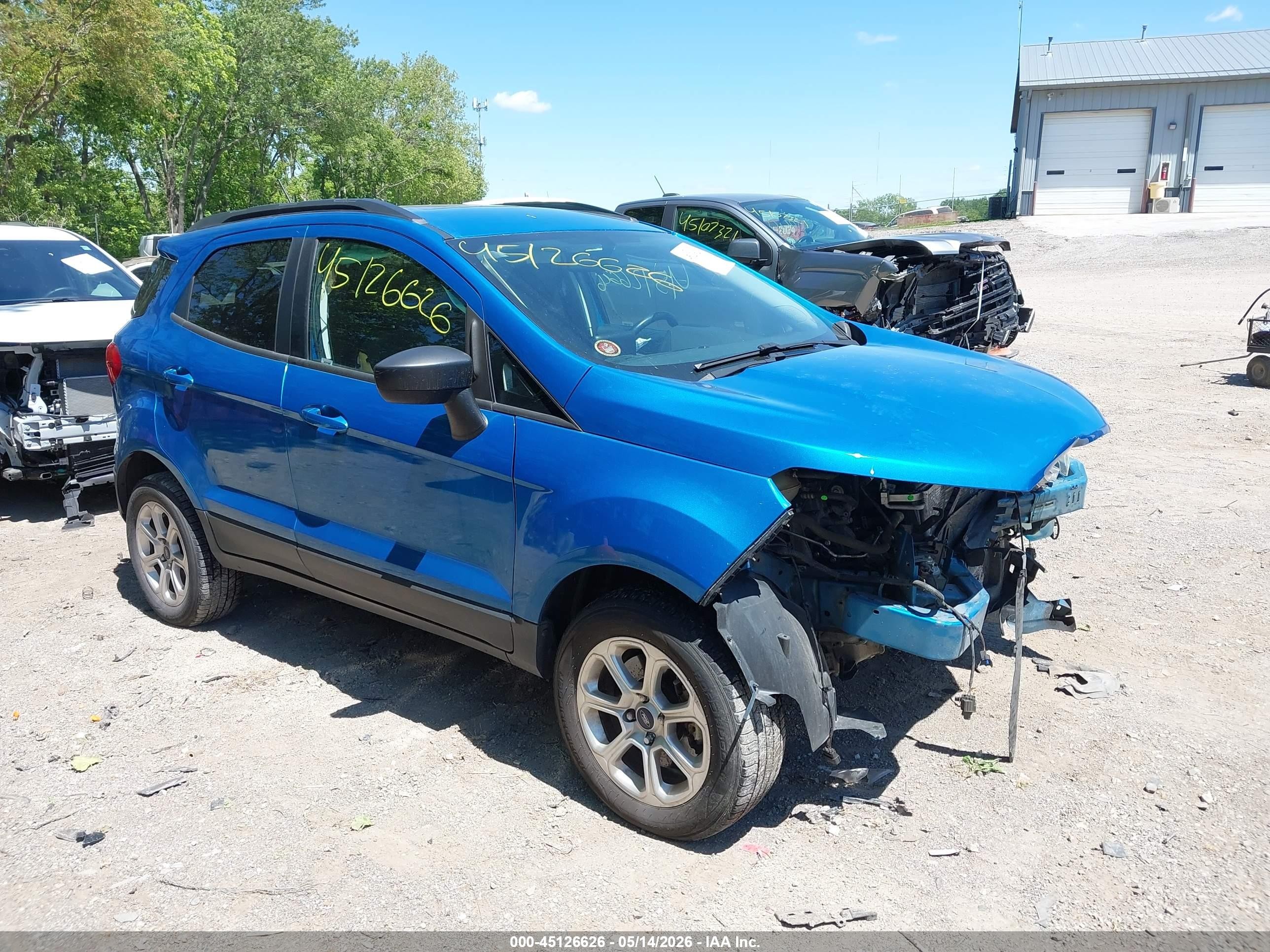 2020 Ford EcoSport SE, VIN MAJ6S3GL4LC327662 — Front end