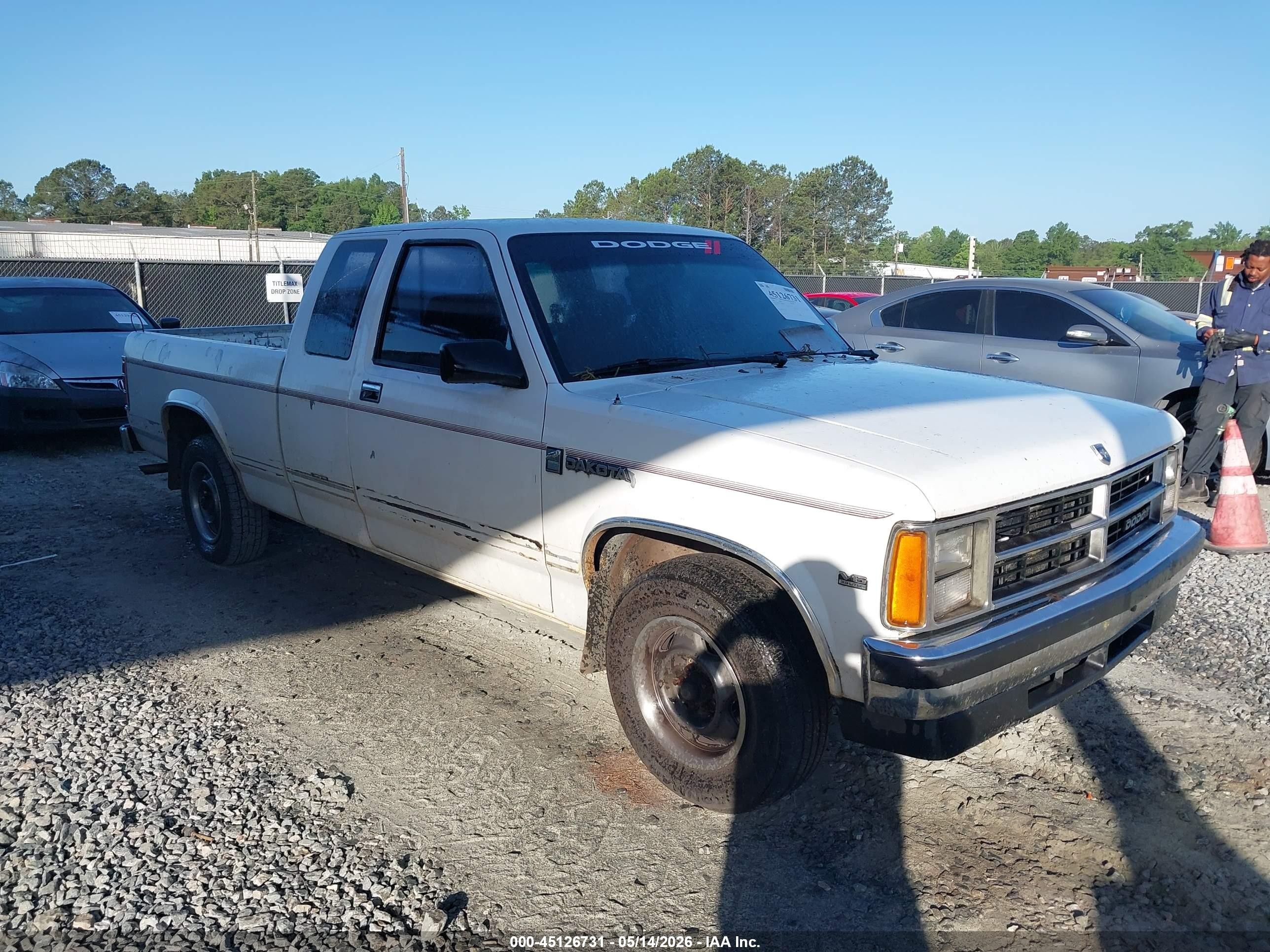 1990 Dodge Dakota, VIN 1B7FL23X9LS603091 — Бок