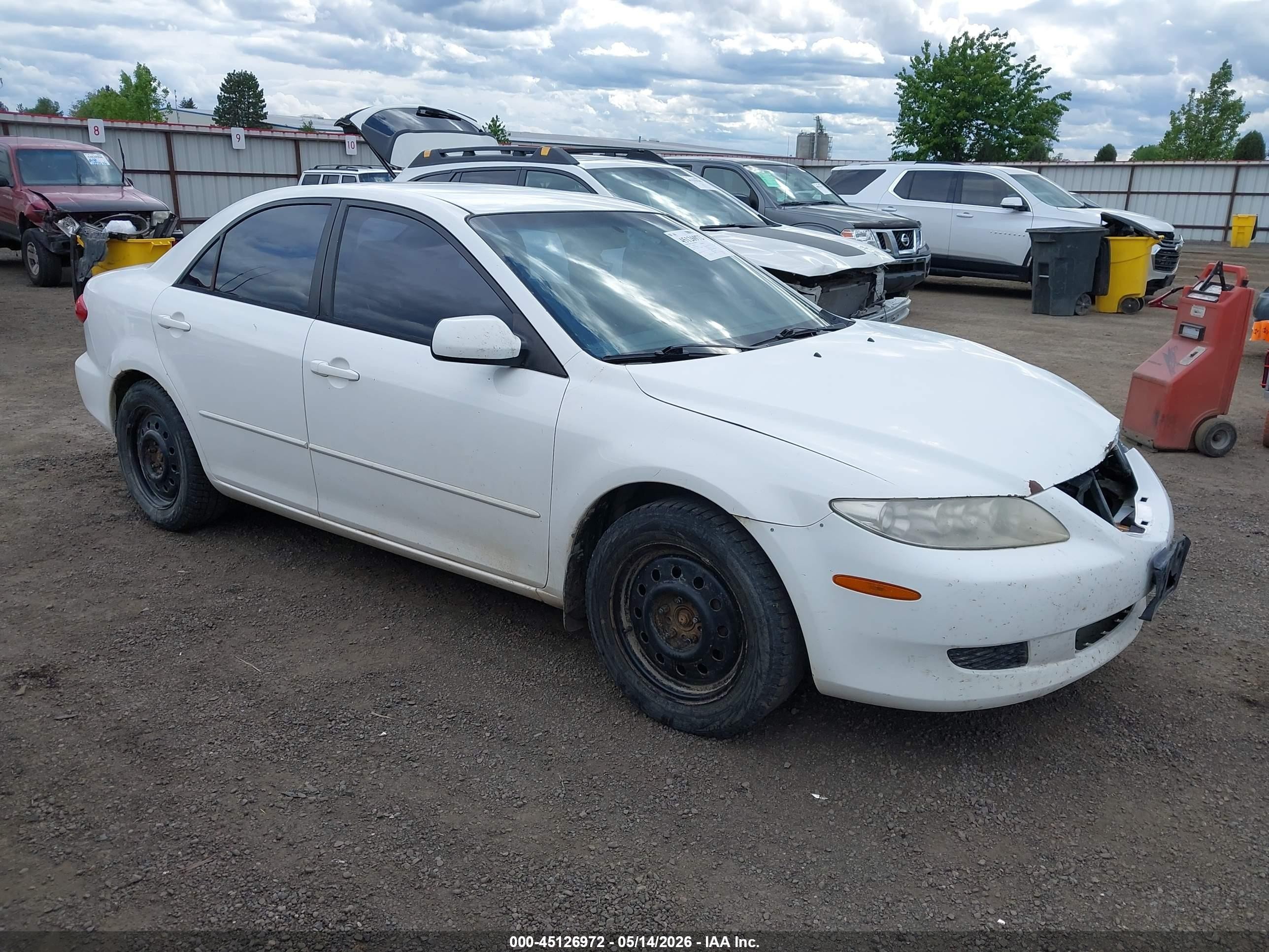 2003 Mazda 6 i, VIN 1YVFP80C735M27742 — Front end
