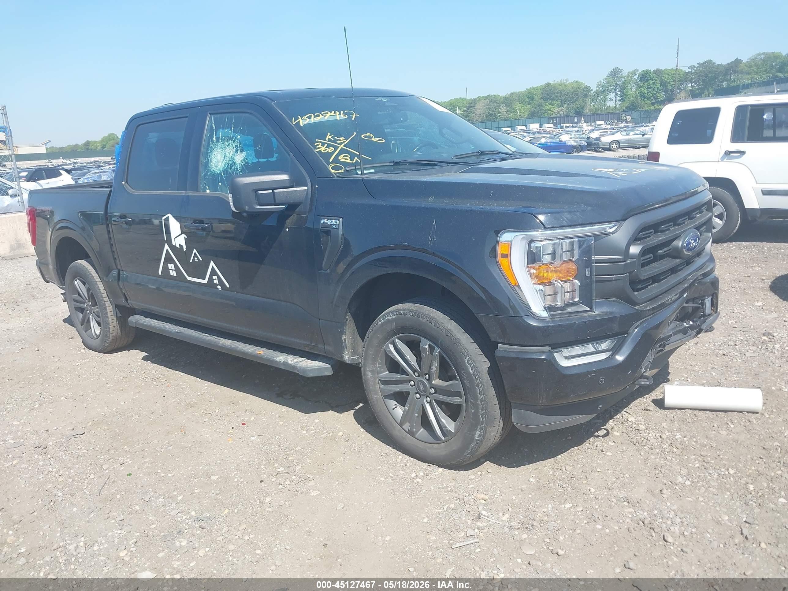 2023 Ford F-150 XLT, VIN 1FTEW1EP7PFA67900 — Front end