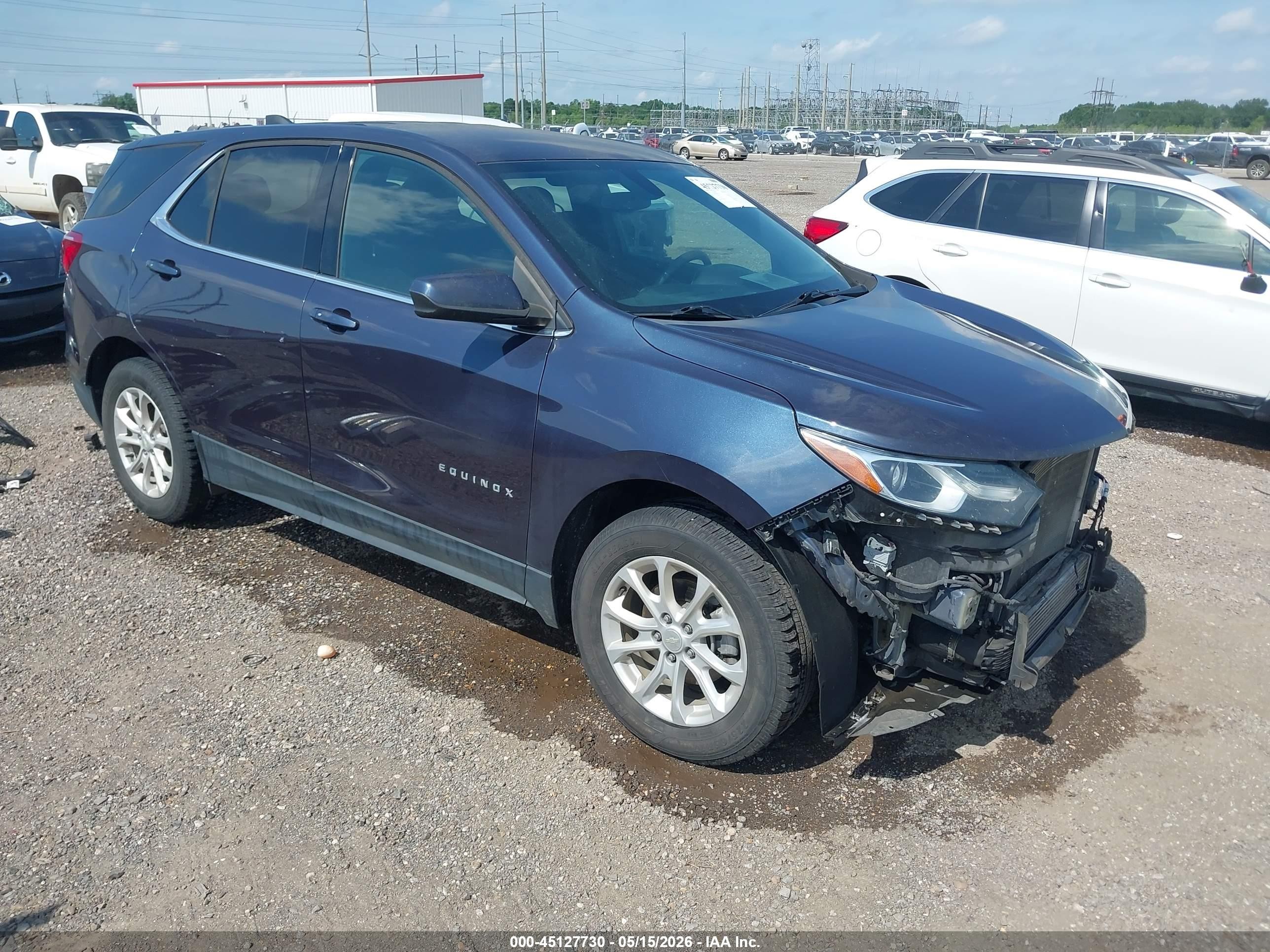 2019 Chevrolet Equinox LT, VIN 3GNAXKEV0KL316687 — Перед