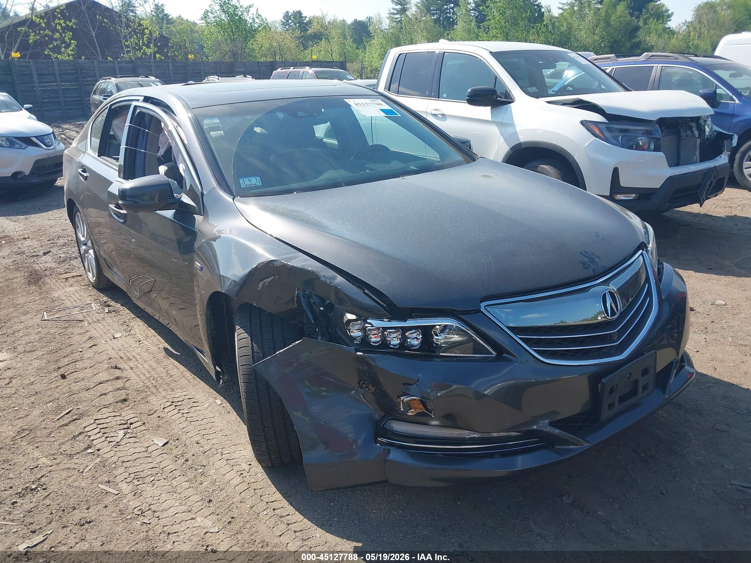 2016 Acura RLX Hybrid Advance, VIN JH4KC2F91GC000307 — Side