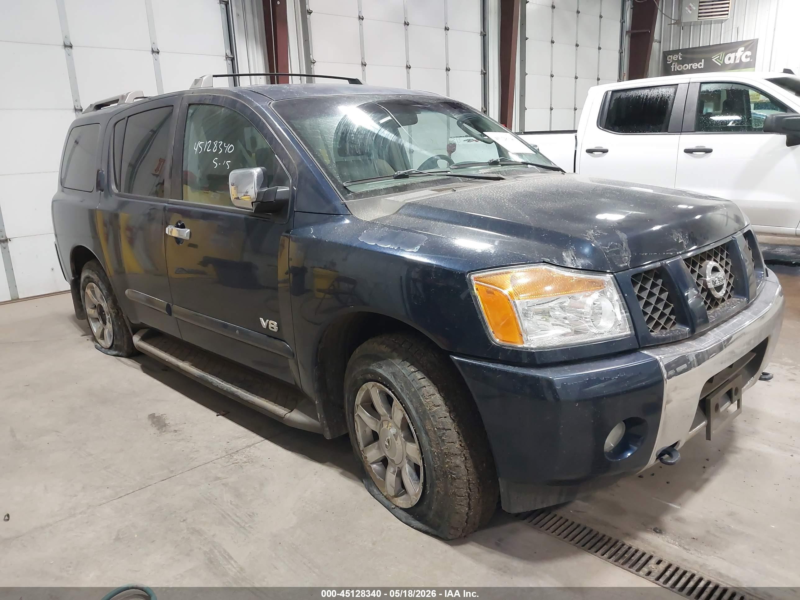 2006 Nissan Armada SE, VIN 5N1AA08B96N742475 — Undercarriage