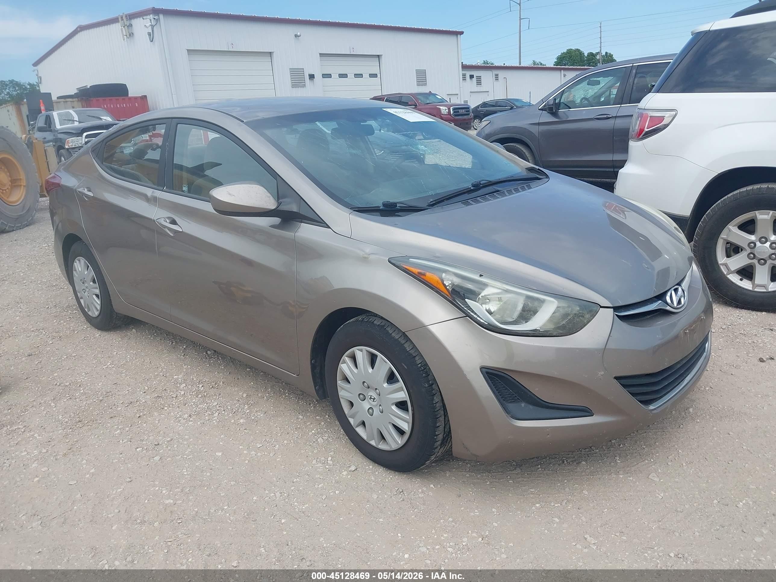 2016 Hyundai Elantra SE, VIN 5NPDH4AE8GH736127 — Hail
