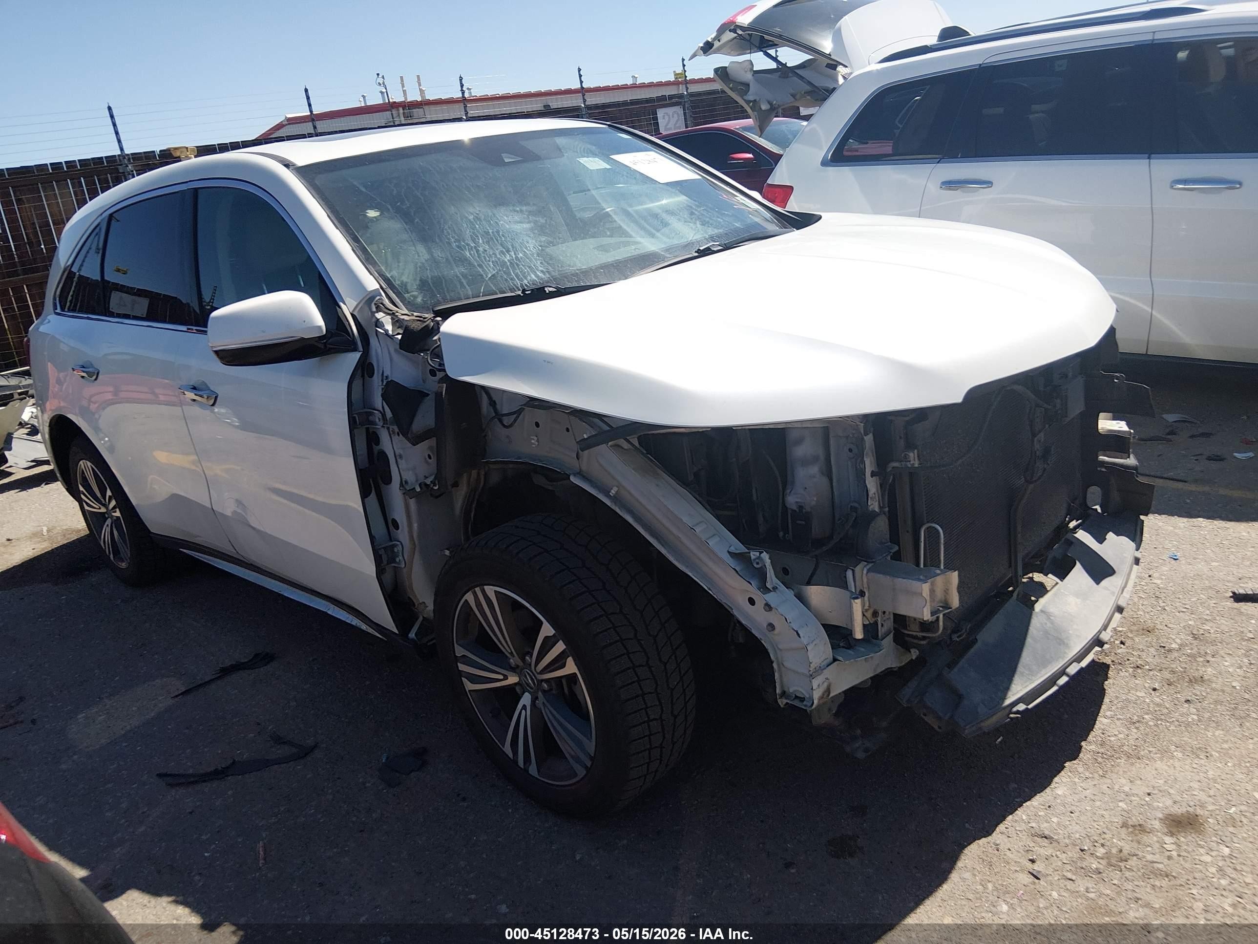 2018 Acura MDX, VIN 5J8YD4H3XJL021565 — Front end