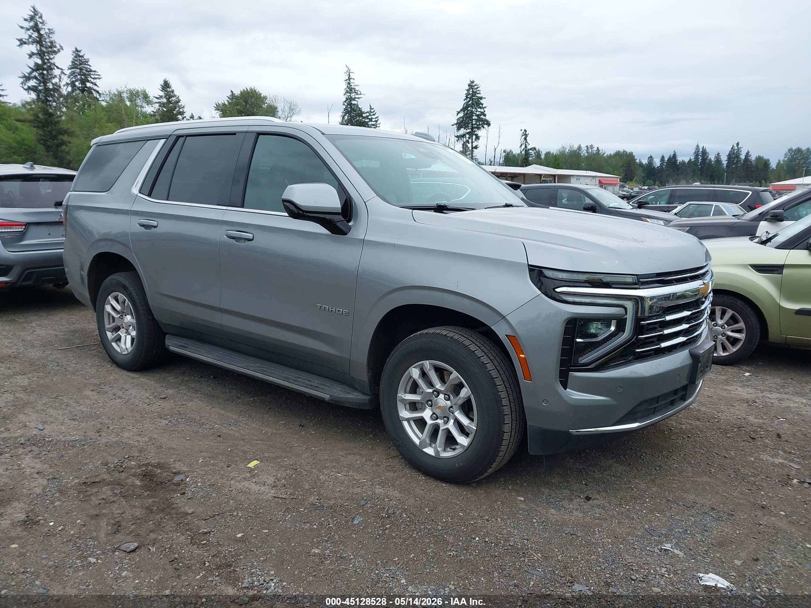 2025 Chevrolet Tahoe LT, VIN 1GNS6NRD4SR155893 — Повреждение рамы
