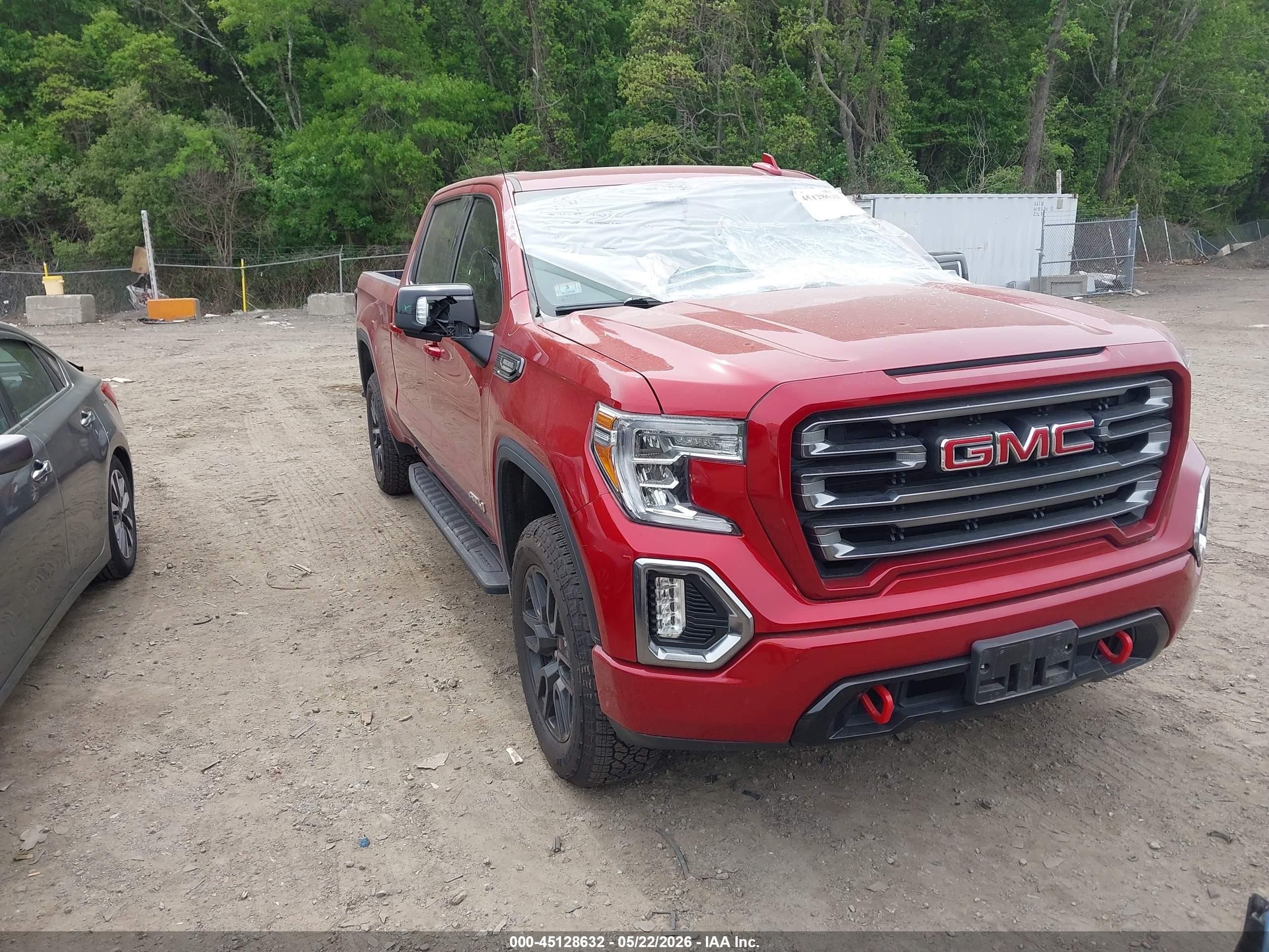 2021 GMC Sierra 1500 AT4, VIN 3GTU9EET5MG402122 — Vandalism