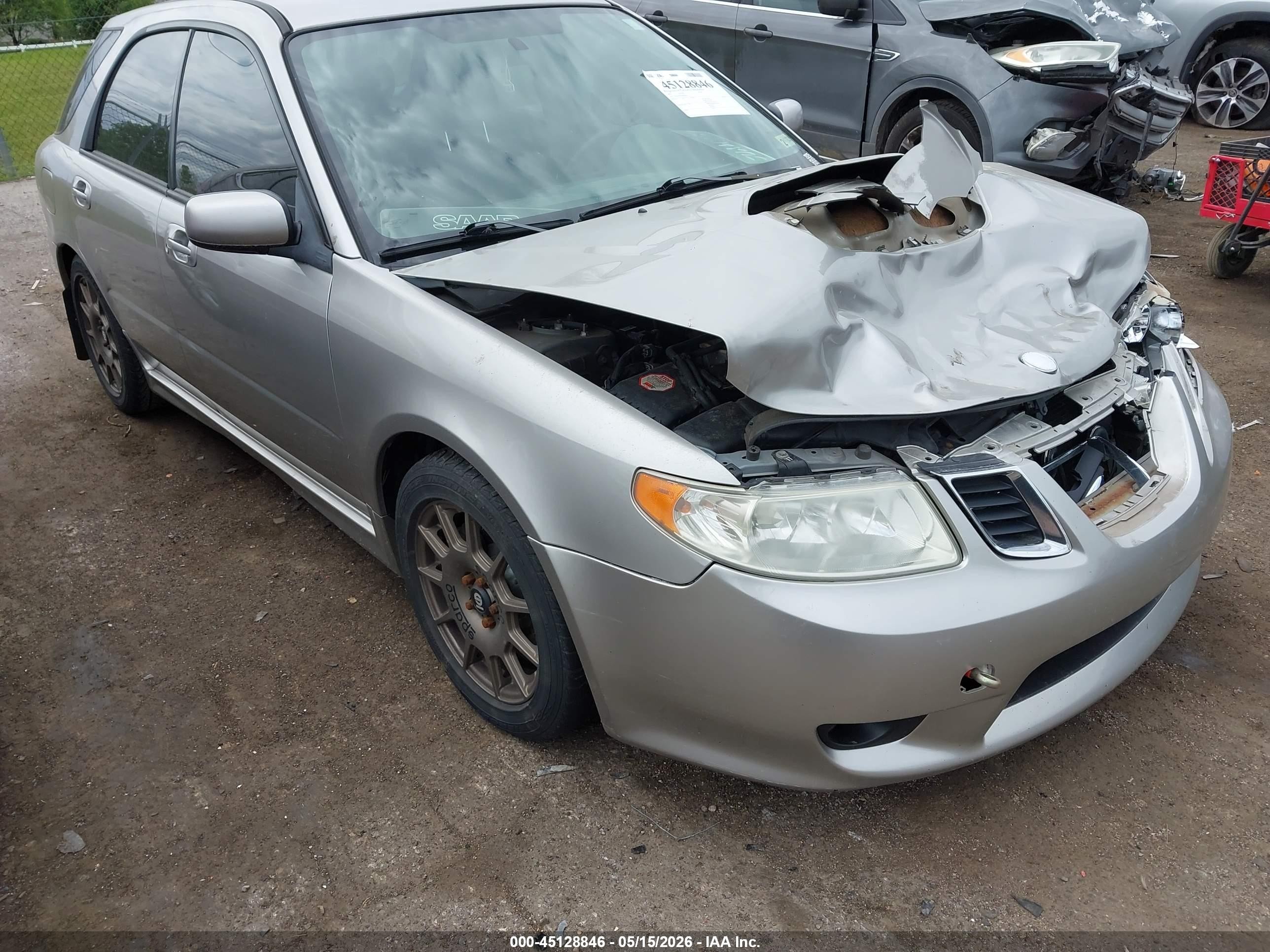 2005 Saab 9-2X Aero, VIN JF4GG22695G055464 — Перед
