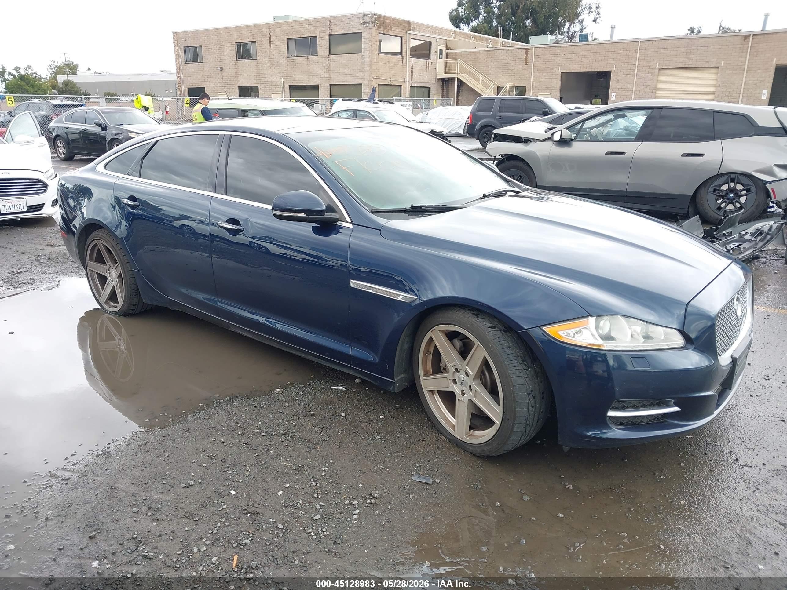 2013 Jaguar XJ Portfolio, VIN SAJWA2GB3DLV51507 — Water / flood
