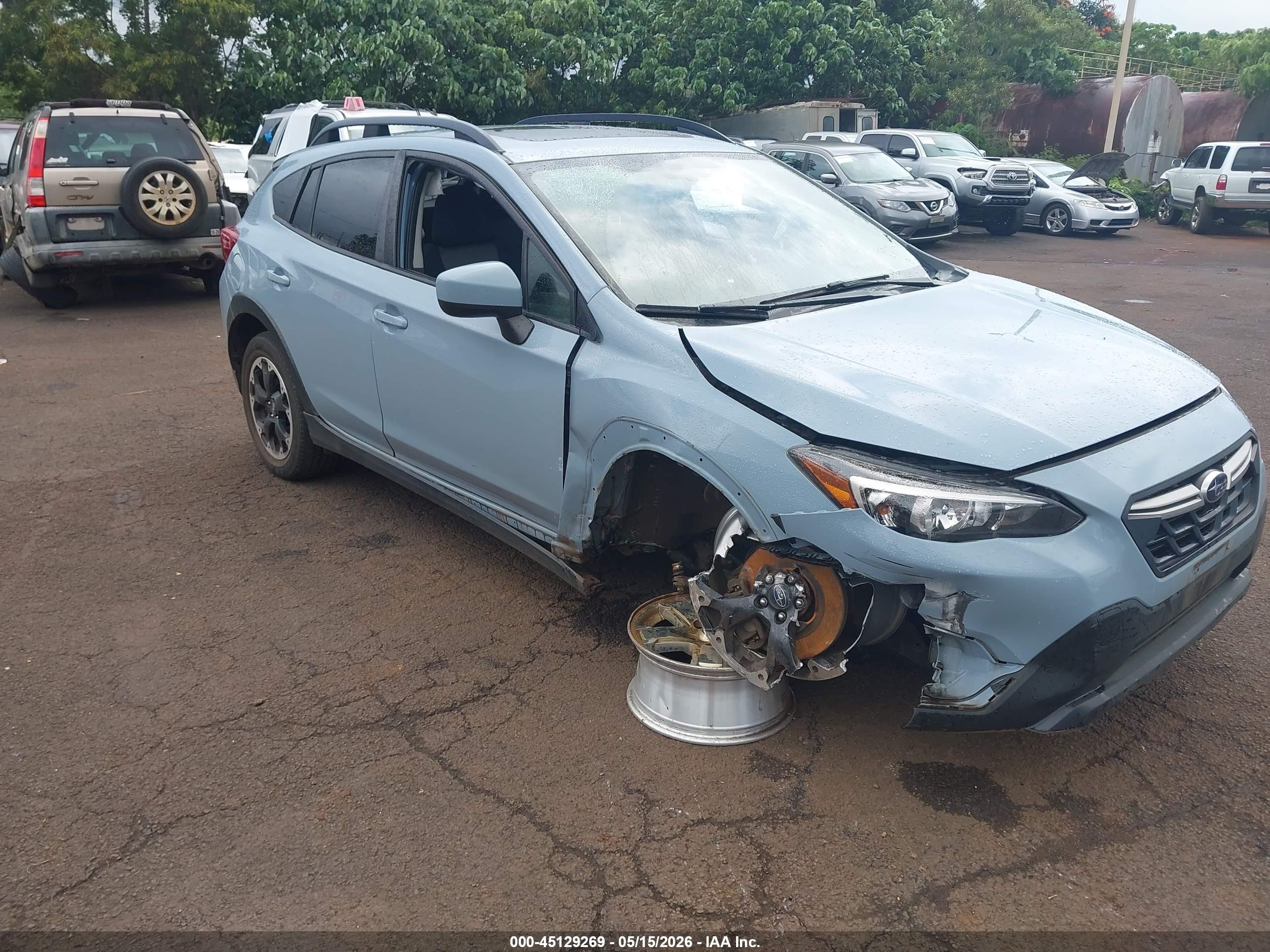2022 Subaru Crosstrek Premium, VIN JF2GTAEC0NH259970 — Перед