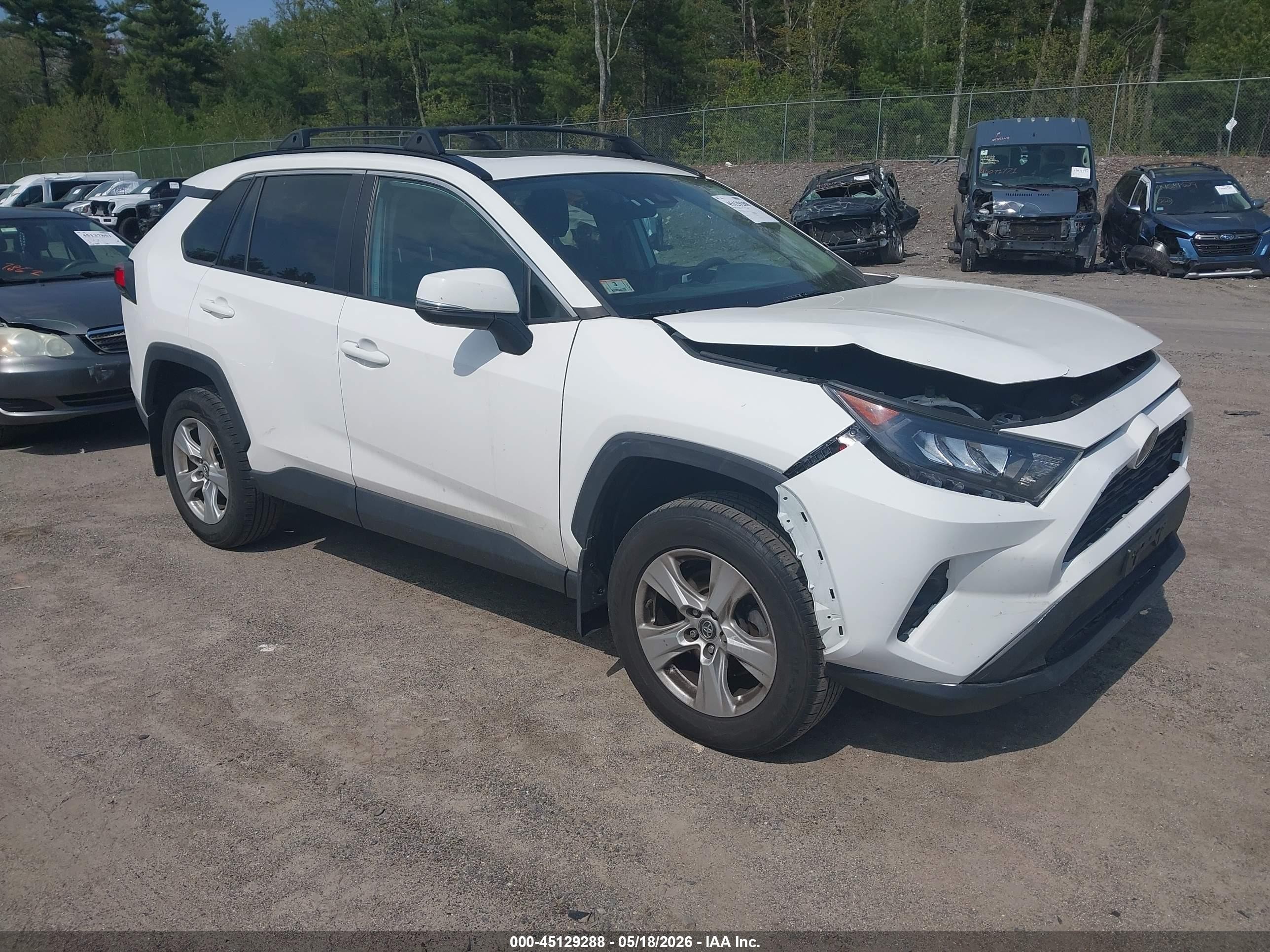2019 Toyota RAV4 XLE, VIN 2T3P1RFV7KC040353 — Front end