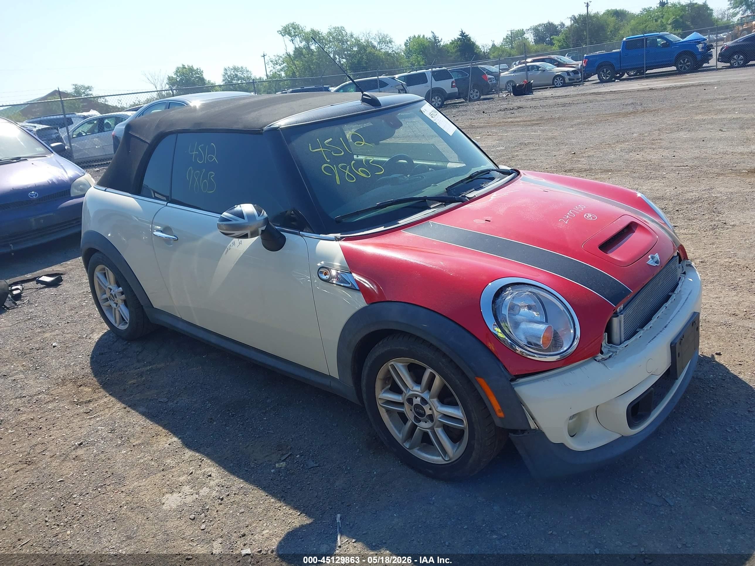 2015 MINI Convertible S, VIN WMWZP3C5XFT708319 — Обычный износ