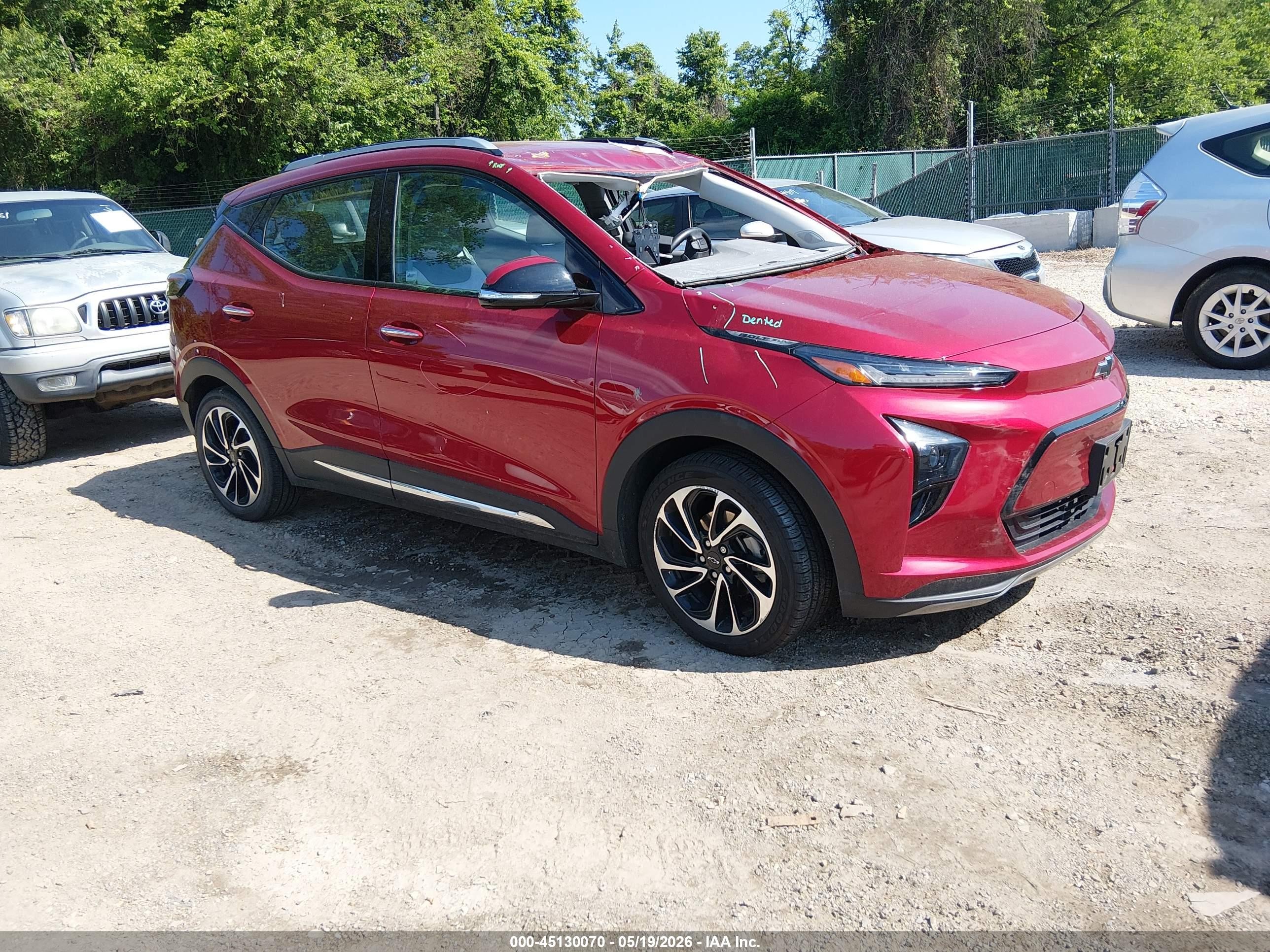 2022 Chevrolet Bolt EUV Premier, VIN 1G1FZ6S07N4127644 — Roof