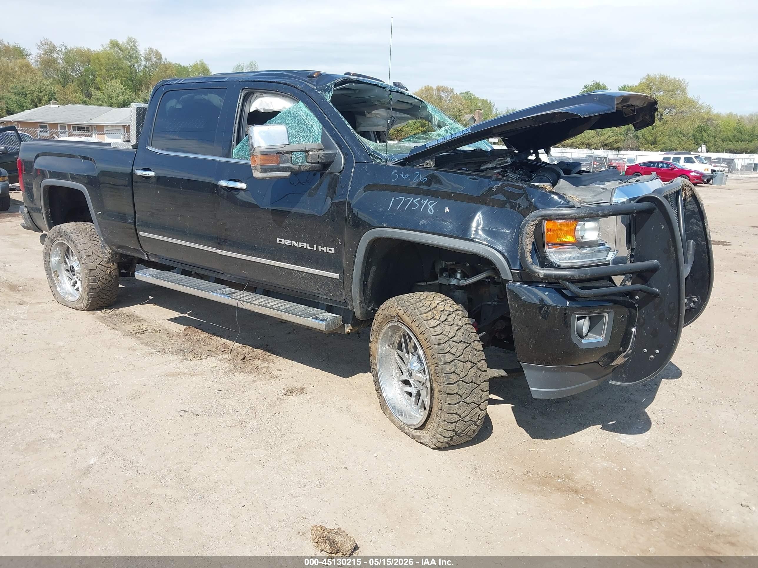 2018 GMC Sierra 2500HD Denali, VIN 1GT12UEY5JF203145 — Rollover