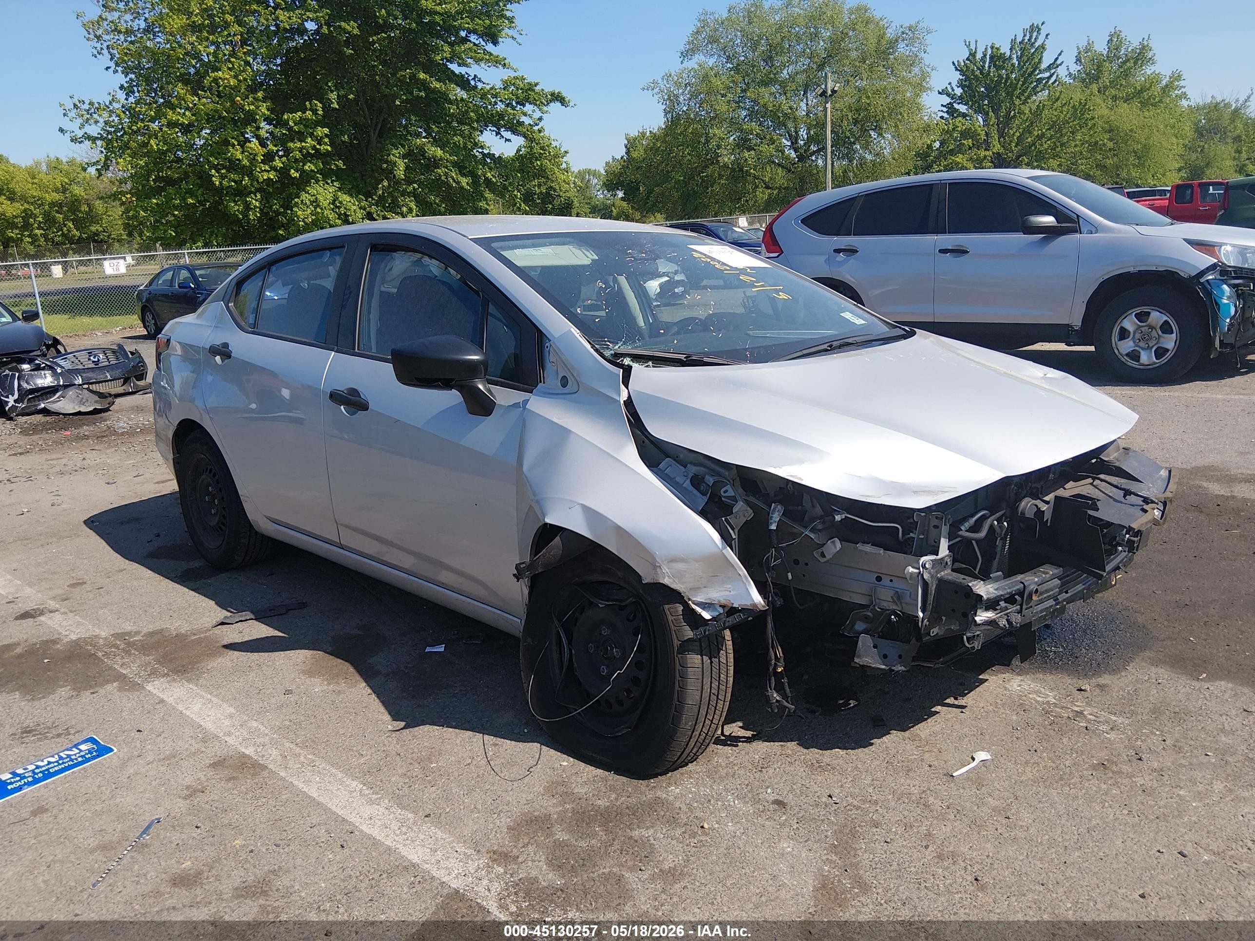 2024 Nissan Versa S, VIN 3N1CN8DV7RL834689 — Front end