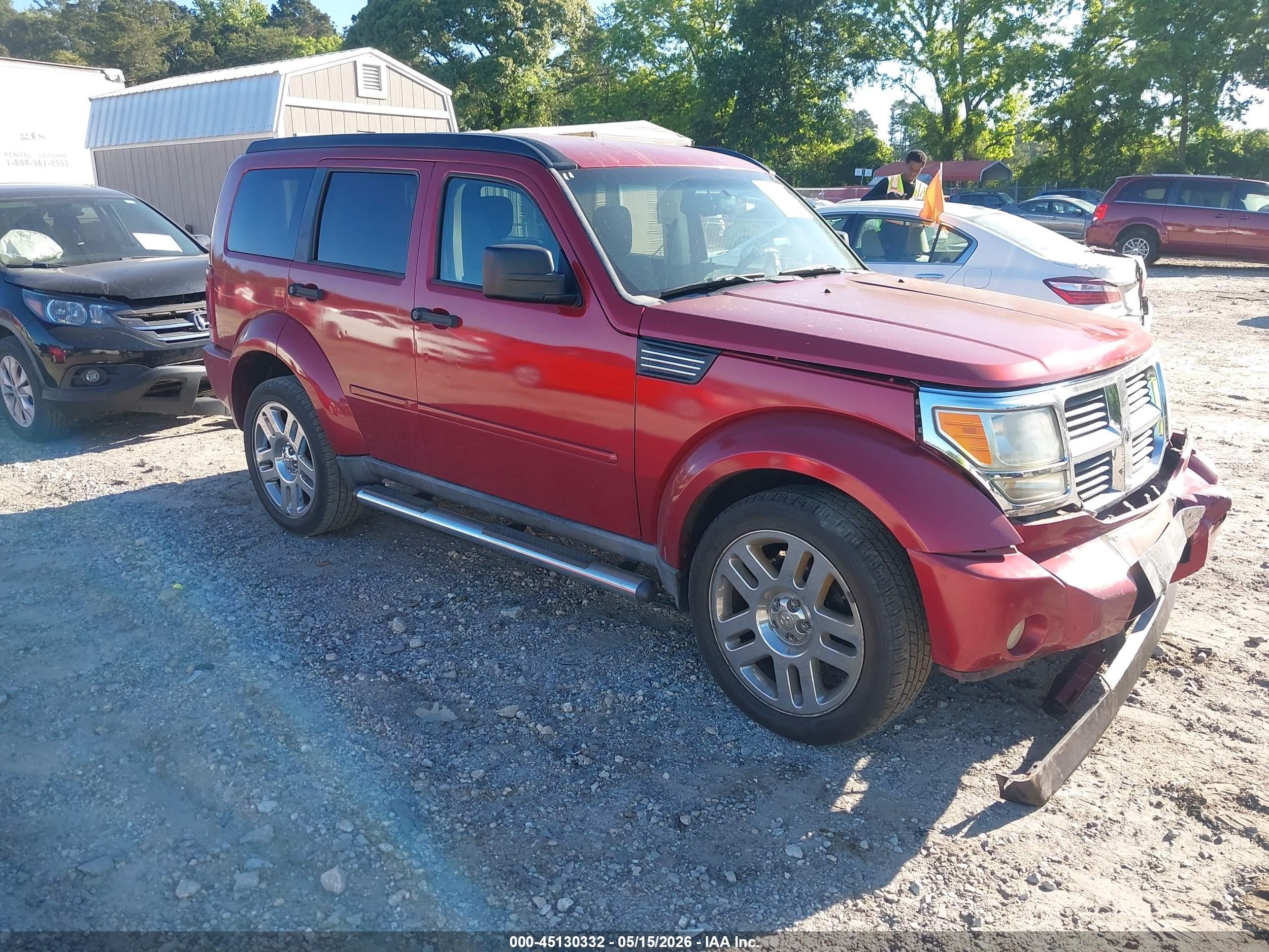 2008 Dodge Nitro SLT, VIN 1D8GT58K68W217393 — Front end